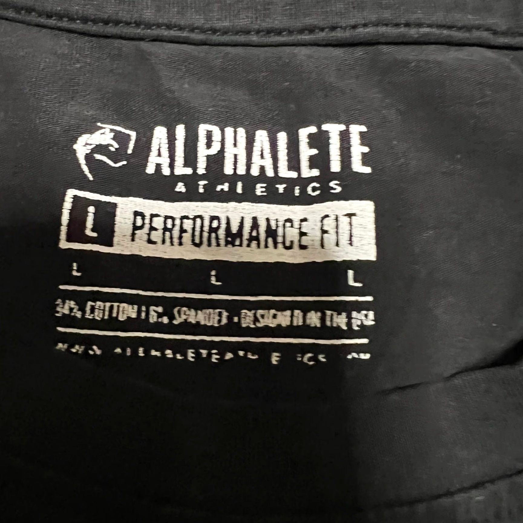 Vintage Alphalete Shirt Mens Large Performance Black Proud But Never Satisfied L Mens Size US L / EU 52-54 / 3 - 5 Thumbnail