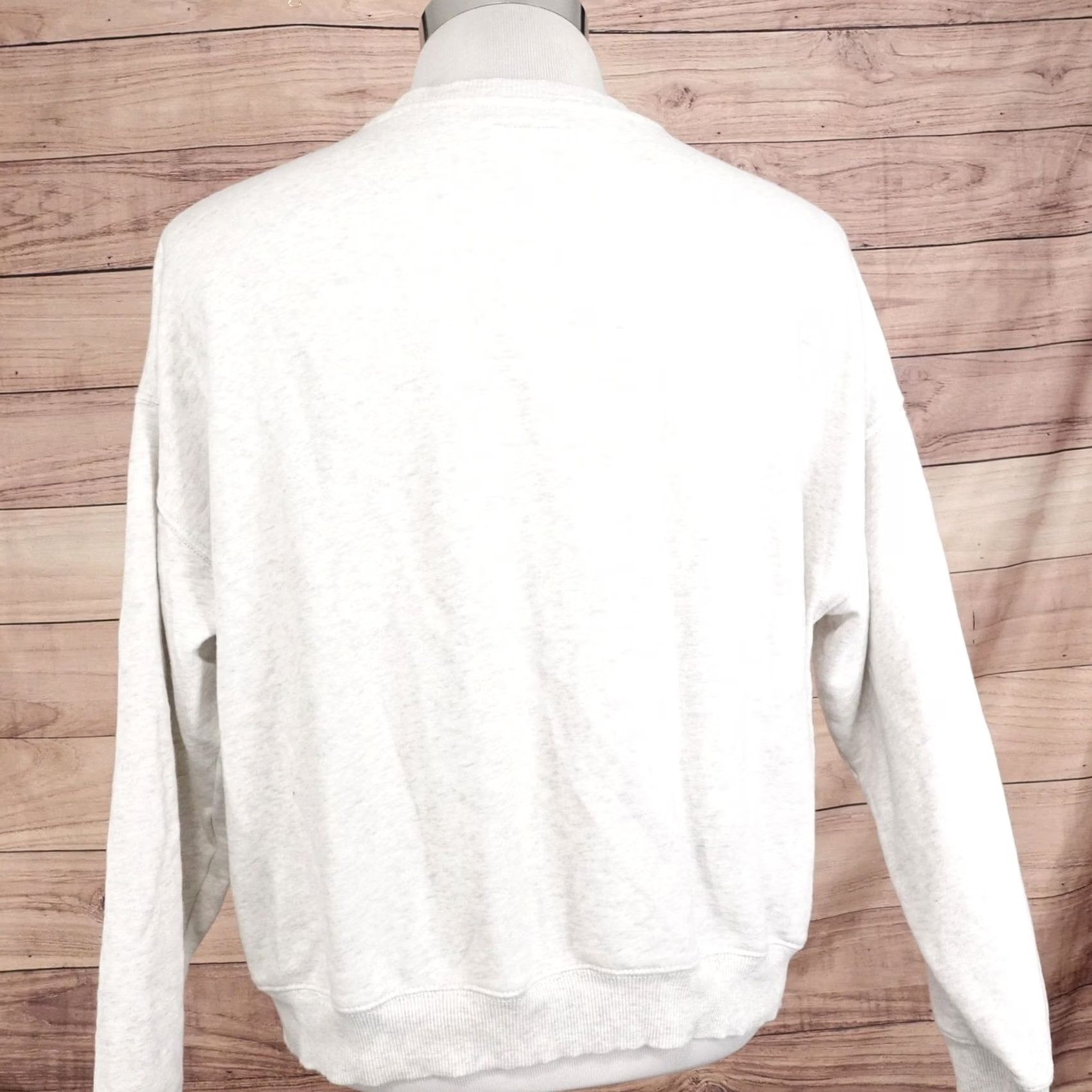 American Eagle Outfitters American Eagle Mens Fleece Sweatshirt - Gray City Graphic Crewneck Pullover EST 77 New York Size US L / EU 52-54 / 3 - 3 Thumbnail