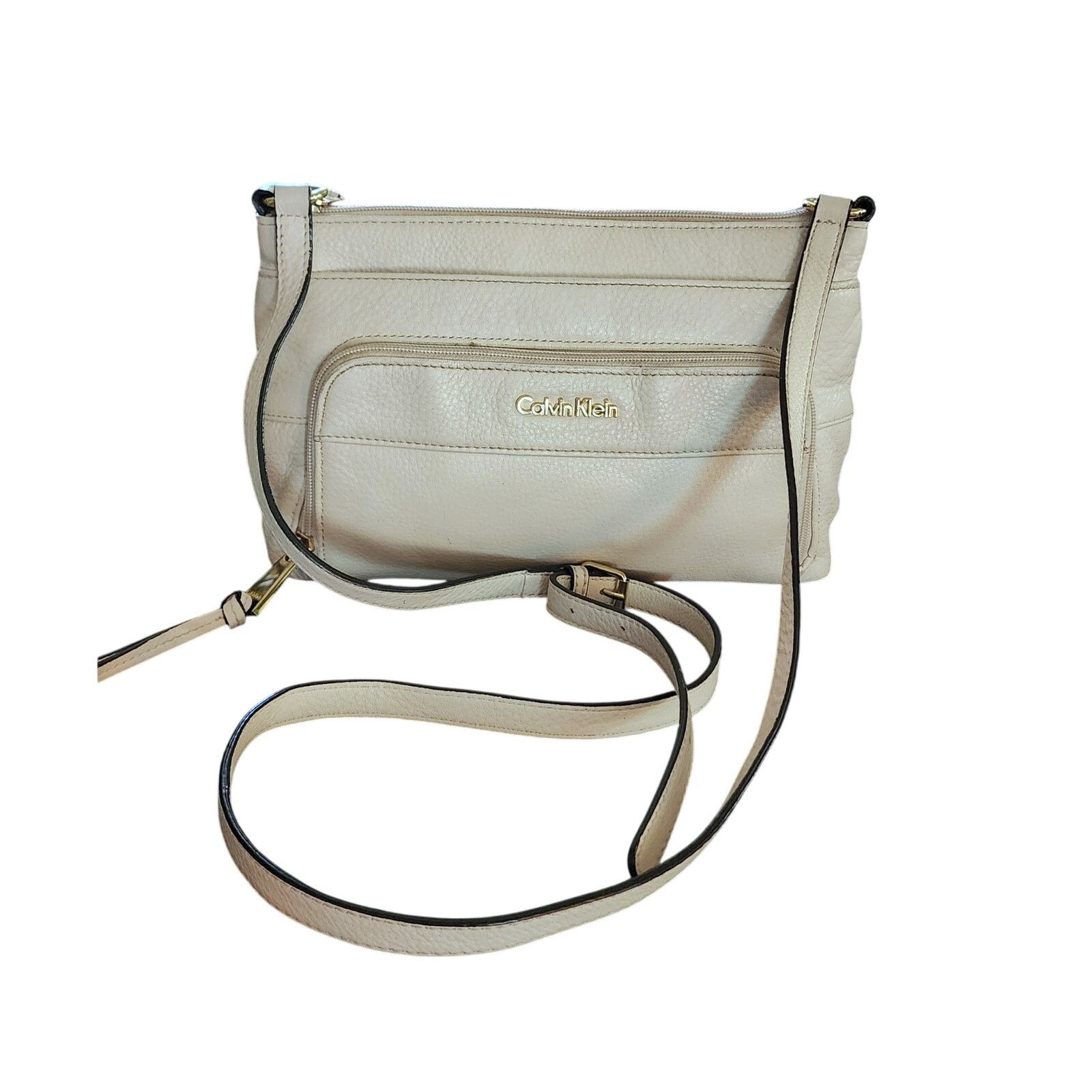 Calvin Klein Calvin Klien White leather crossbody bag Size ONE SIZE - 1 Thumbnail