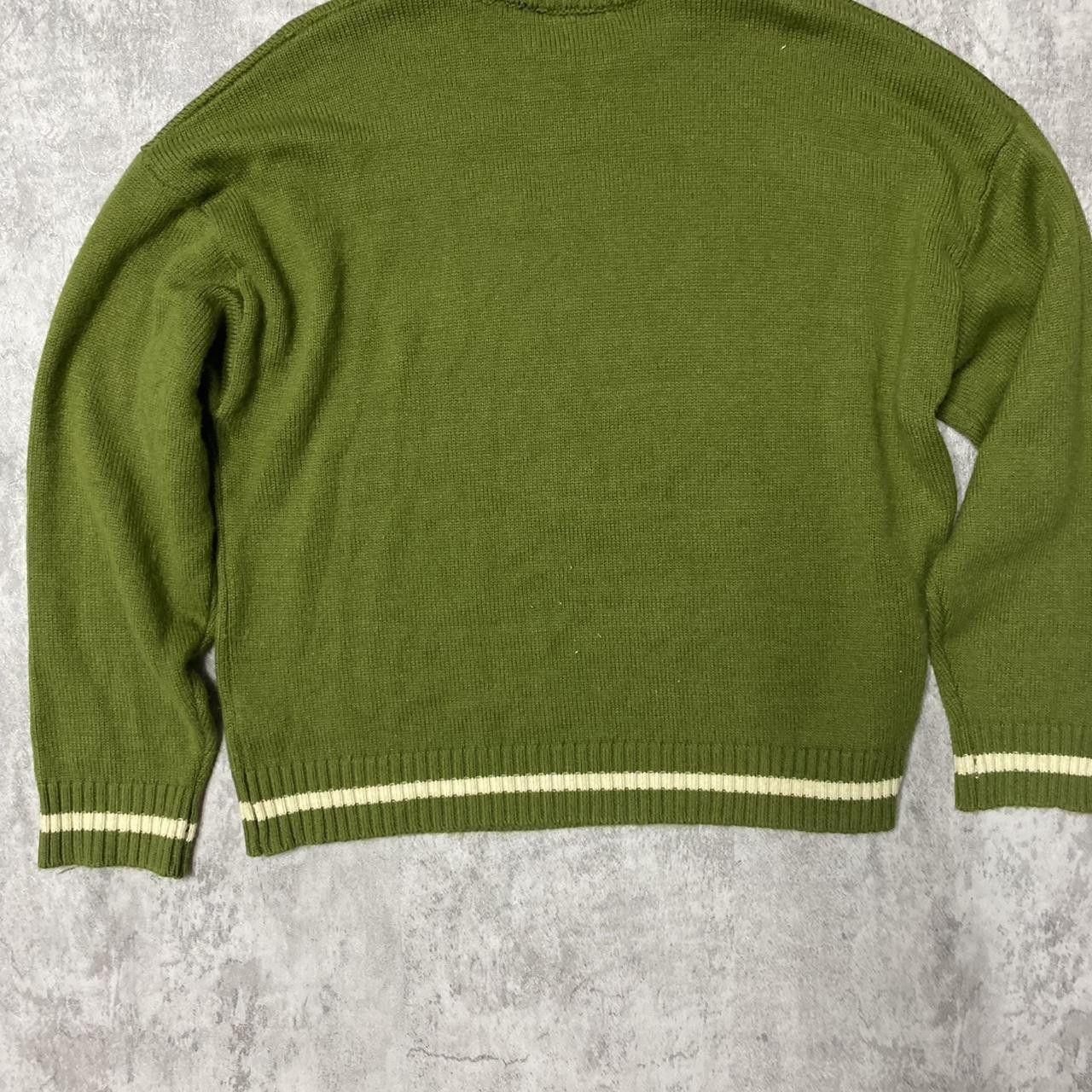 Kickers Green and cream Kickers knit sweater knit #winterknit Size US M / EU 48-50 / 2 - 5 Thumbnail