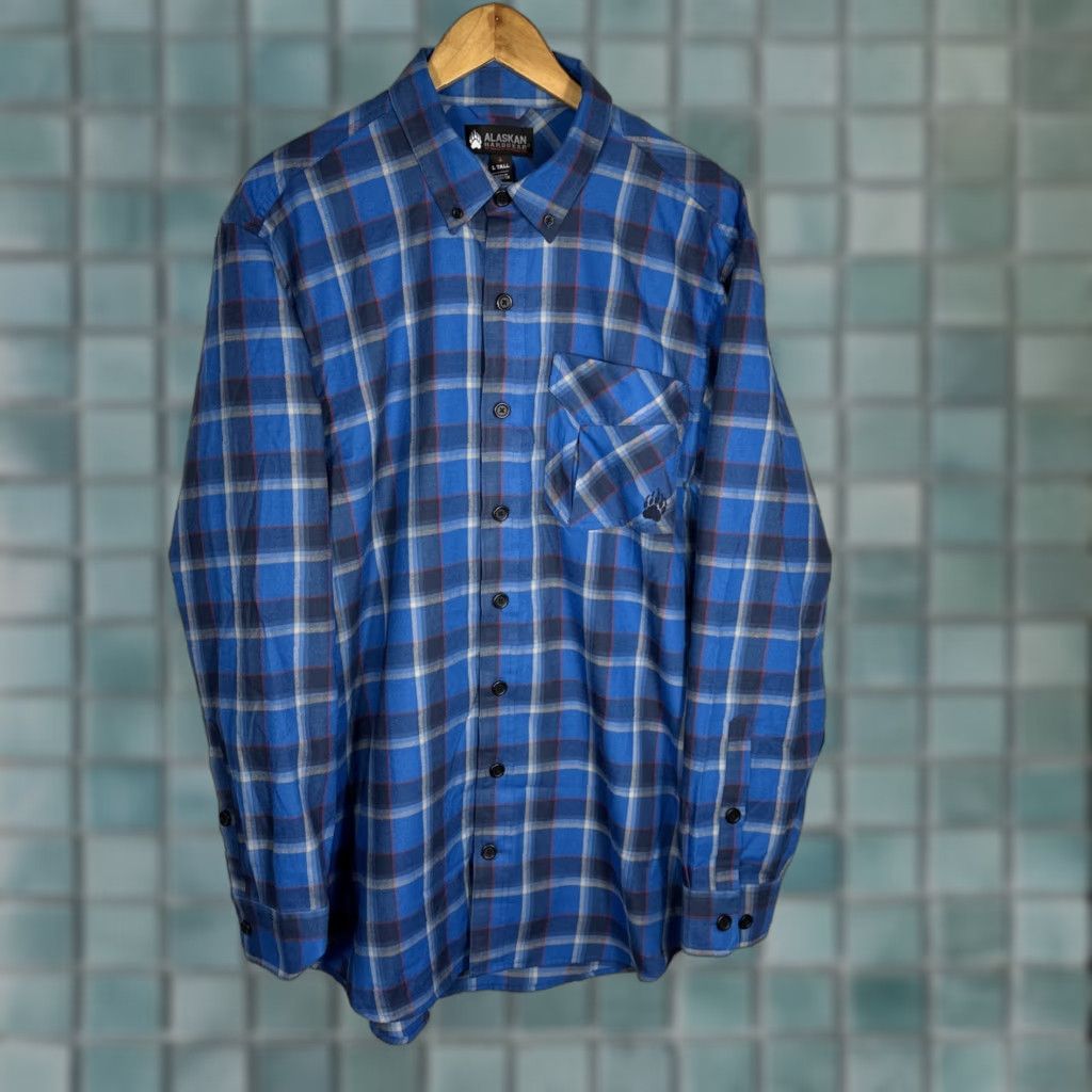 Vintage Alaskan Hardgear Midnight Sun Flannel Shirt Mens LT Plaid Wool Blend Outdoor)' Size US L / EU 52-54 / 3 - 1 Thumbnail