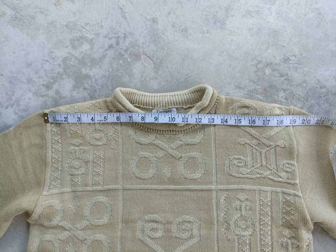 Japanese Brand × Vintage LAPITENE knitted Sweatshirt Size M / US 6-8 / IT 42-44 - 13 Thumbnail