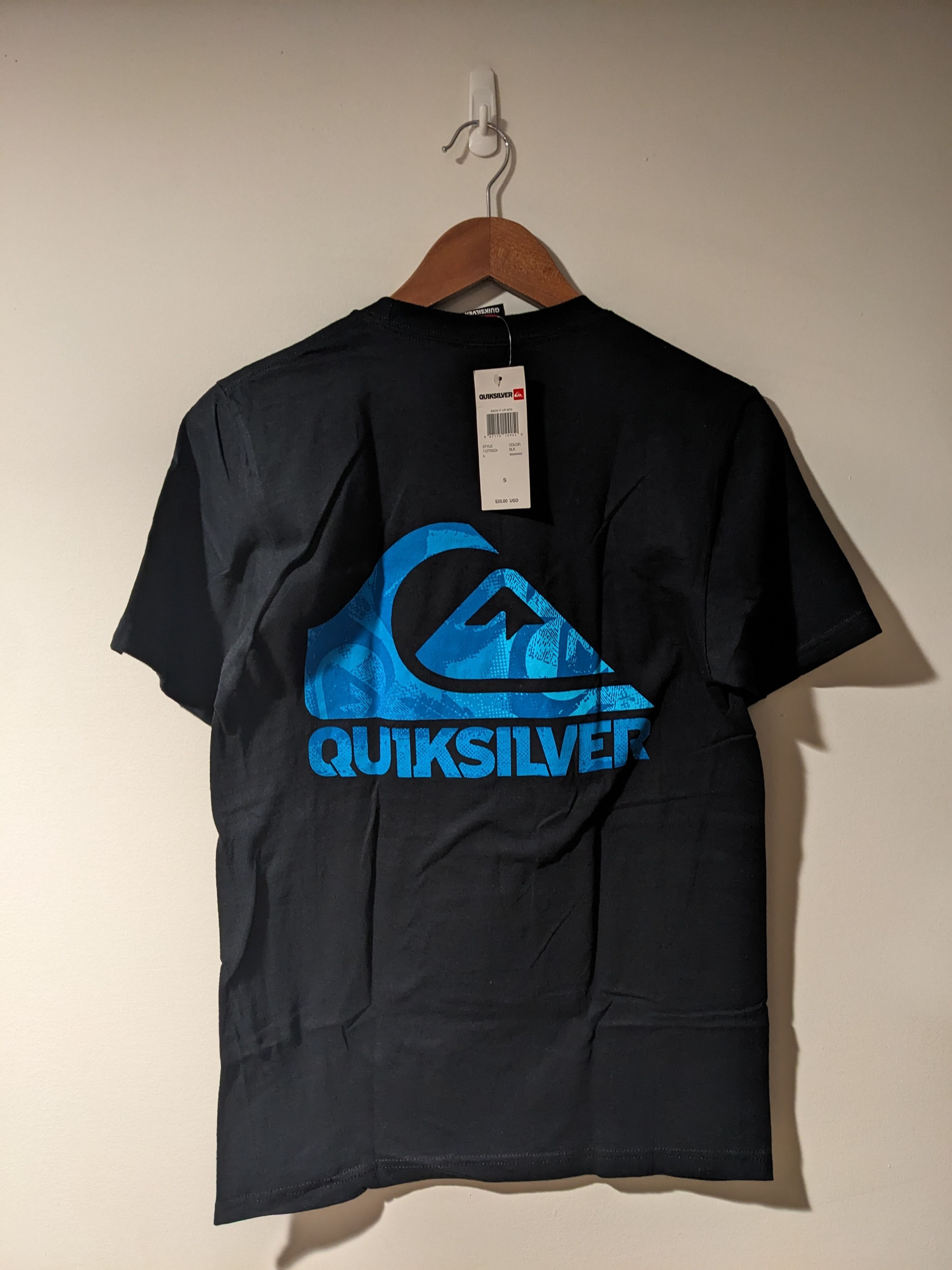 Quiksilver × Vintage Vintage Y2K QuikSilver Spell Out Logo Black Small T-Shirt Size US S / EU 44-46 / 1 - 1 Thumbnail