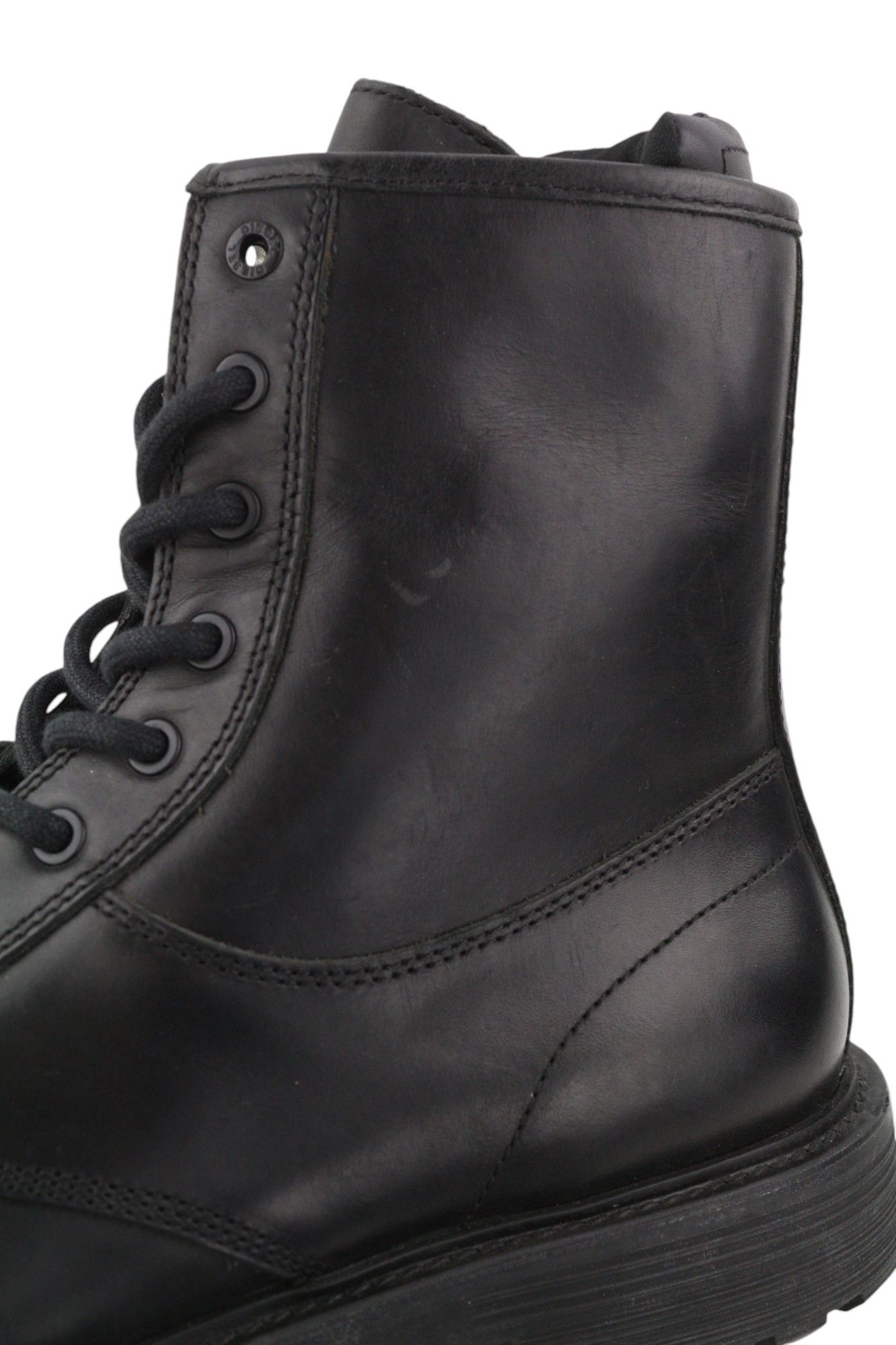 Diesel D-ALABHAMA CB EU45 Black Cow Leather 40603 Size US 12 / EU 45 - 12 Thumbnail
