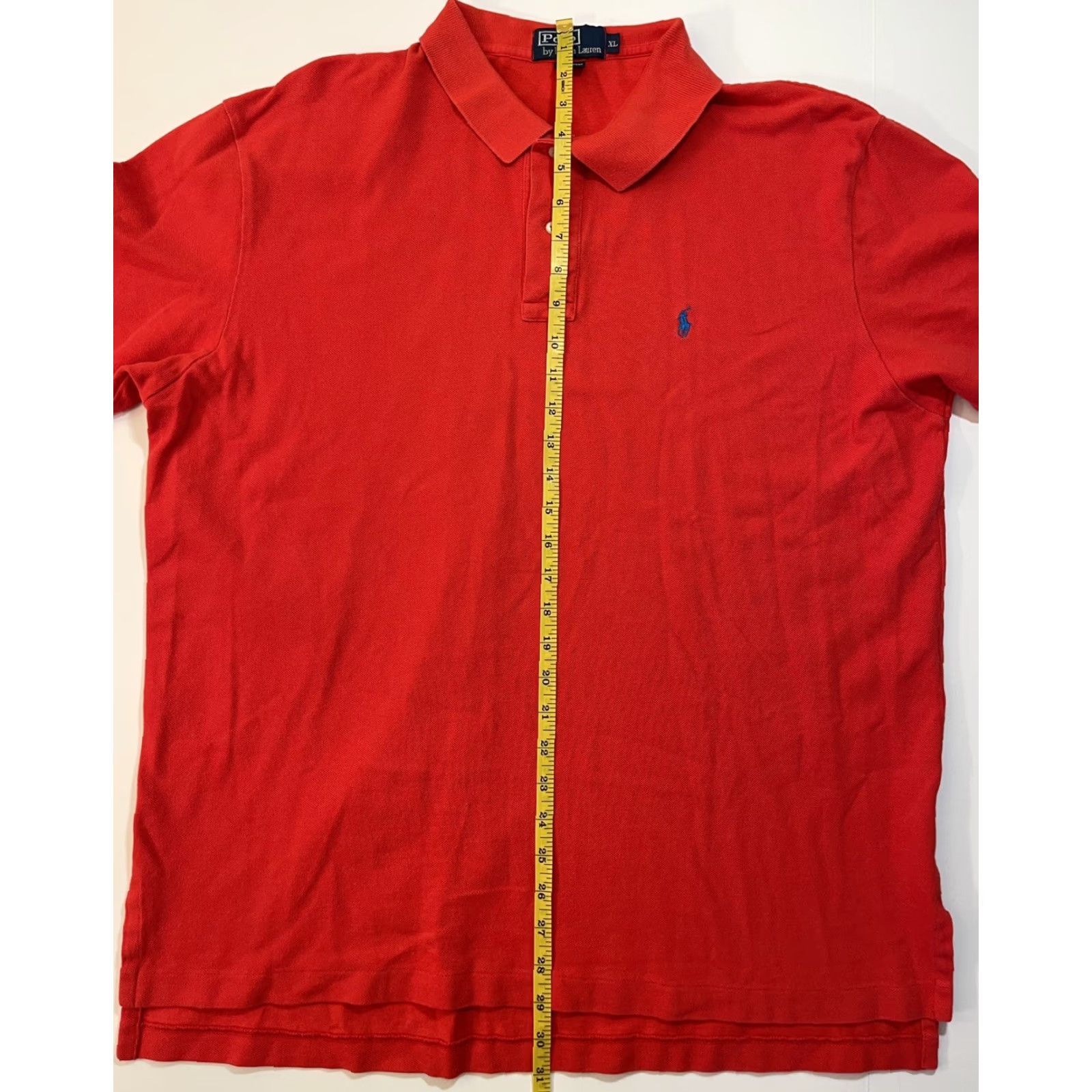 Polo Ralph Lauren VINTAGE Polo Ralph Lauren Golf Rugby Shirt Mens Size XL Red 90s Lightweight Collared Sports Size US XL / EU 56 / 4 - 7 Thumbnail
