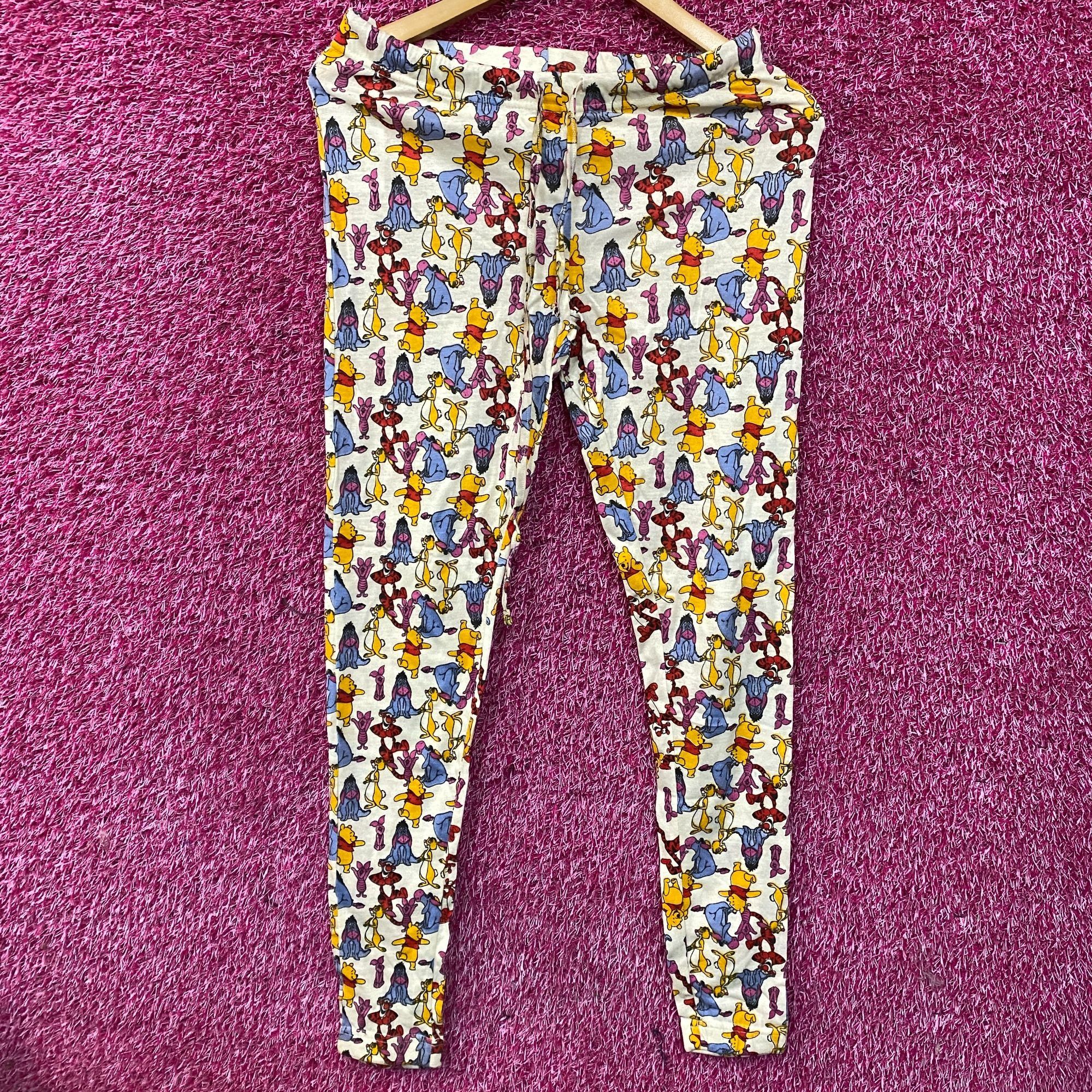Disney Disney Winnie The Pooh and Friends Yellow Lounge Pajama Pant Size 30" / US 8 / IT 44 - 3 Thumbnail