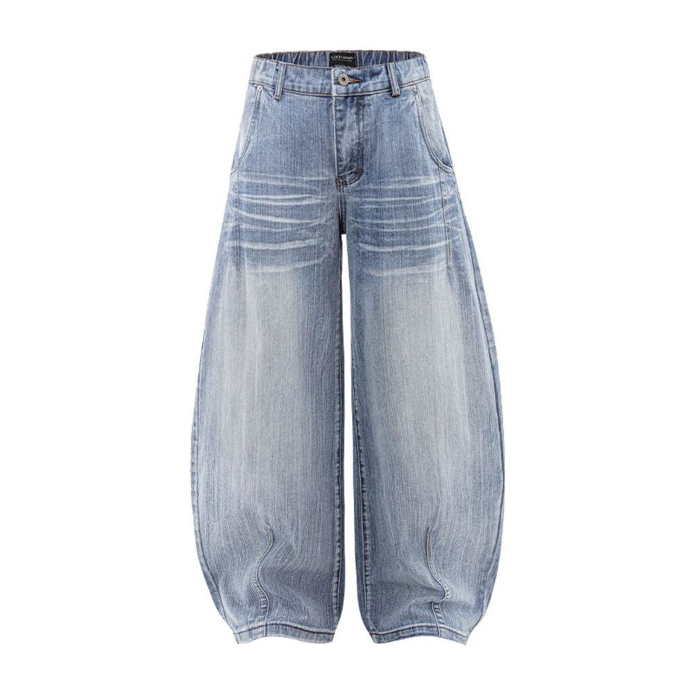 Japanese Brand × Jean Men's punk retro distressed casual scimitar jeans Size US 32 / EU 48 - 1 Thumbnail