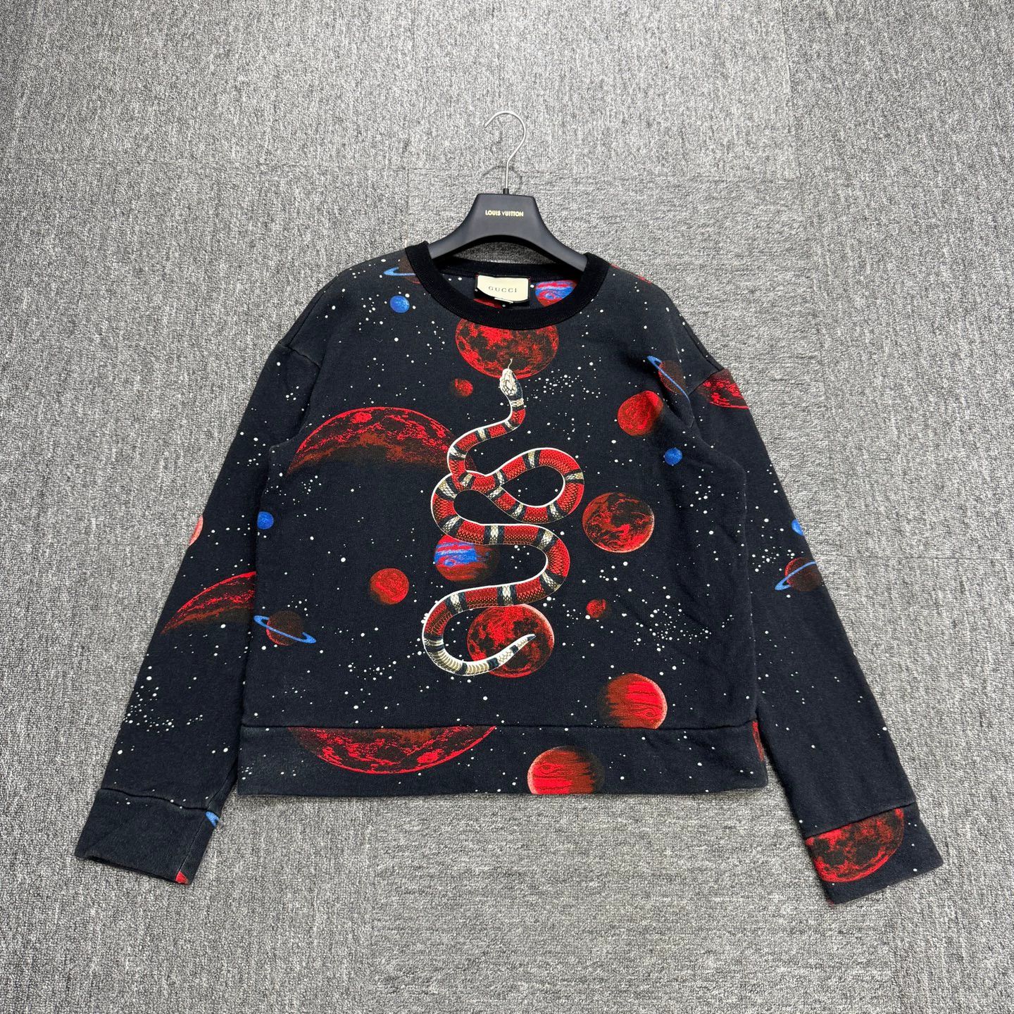 Gucci Gucci Space Cosmic Snake Sweatshirt Size S Size US S / EU 44-46 / 1 - 1 Thumbnail