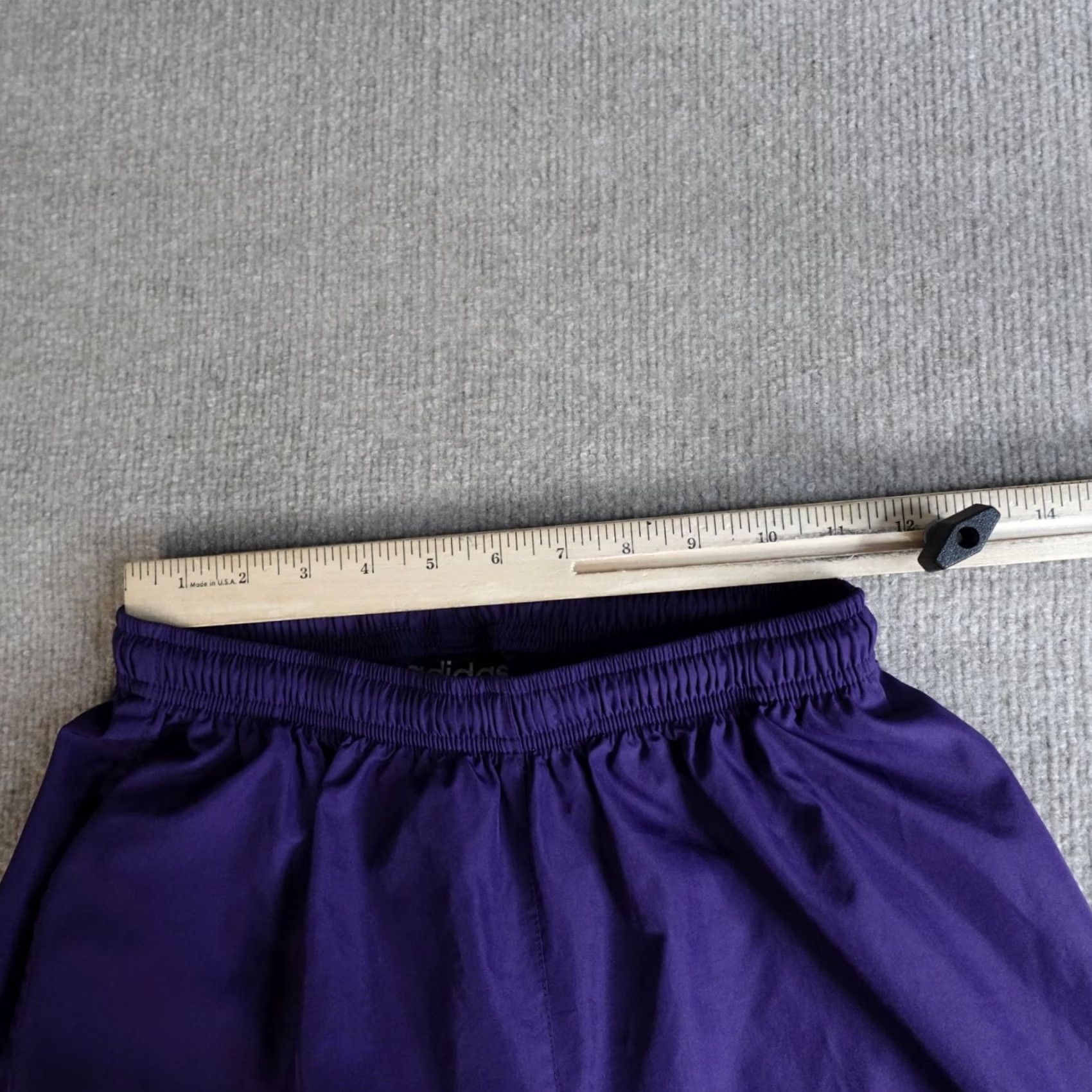 Adidas VINTAGE adidas Womens Pants Small Purple Drawstring Y2K Jogger Slim / Regular Size 28" / US 6 / IT 42 - 4 Thumbnail