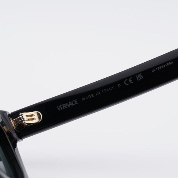 Versace Versace VE4486F GB1/87 Sunglasses Shiny Black Square Frame Size ONE SIZE - 7 Thumbnail