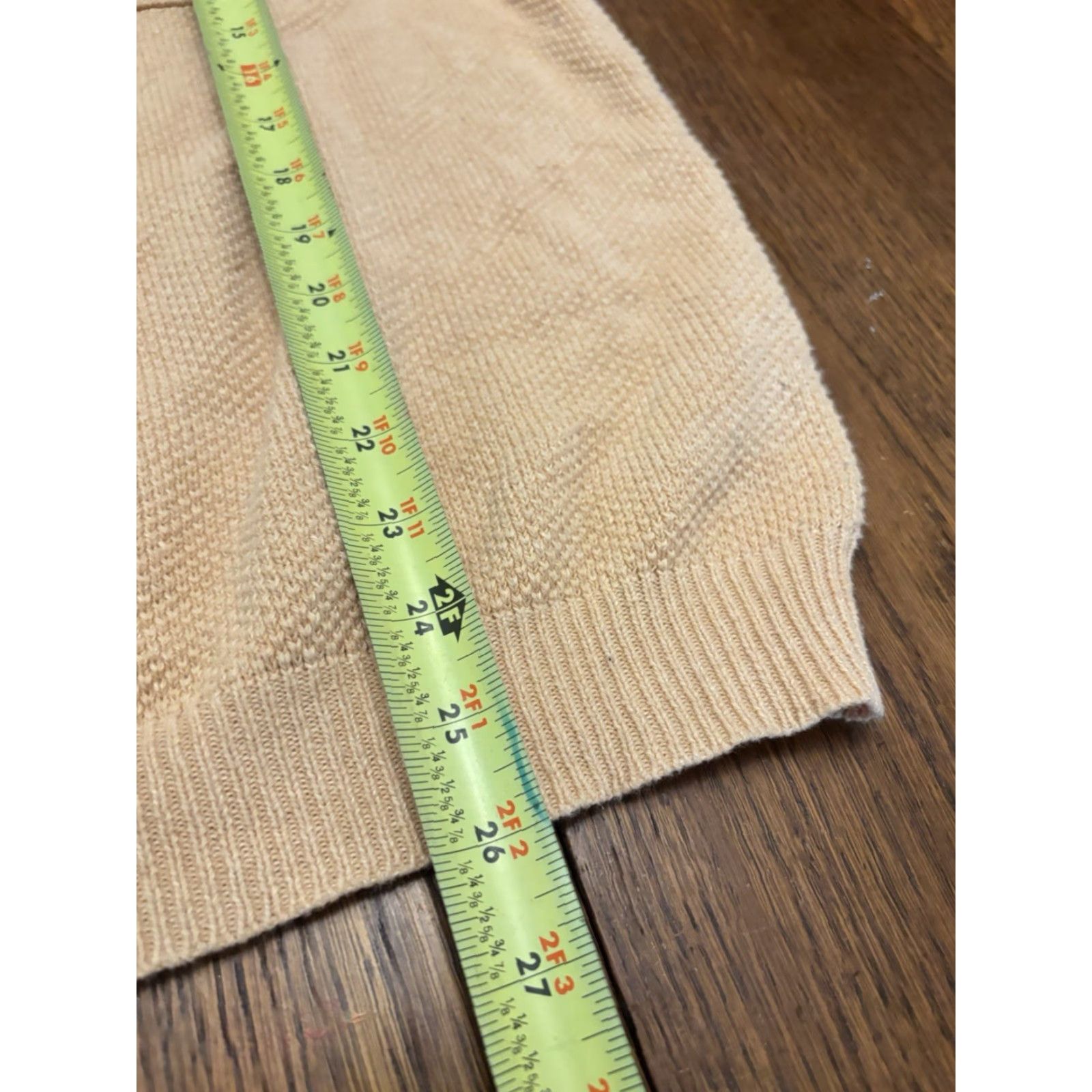 Vintage VINTAGE 60s 70s Unbranded Knit Polo Shirt M Peach Nylon 1/4 Zip Collared Short Sleeve Mens Polo 60s 70s USA Size US M / EU 48-50 / 2 - 3 Thumbnail