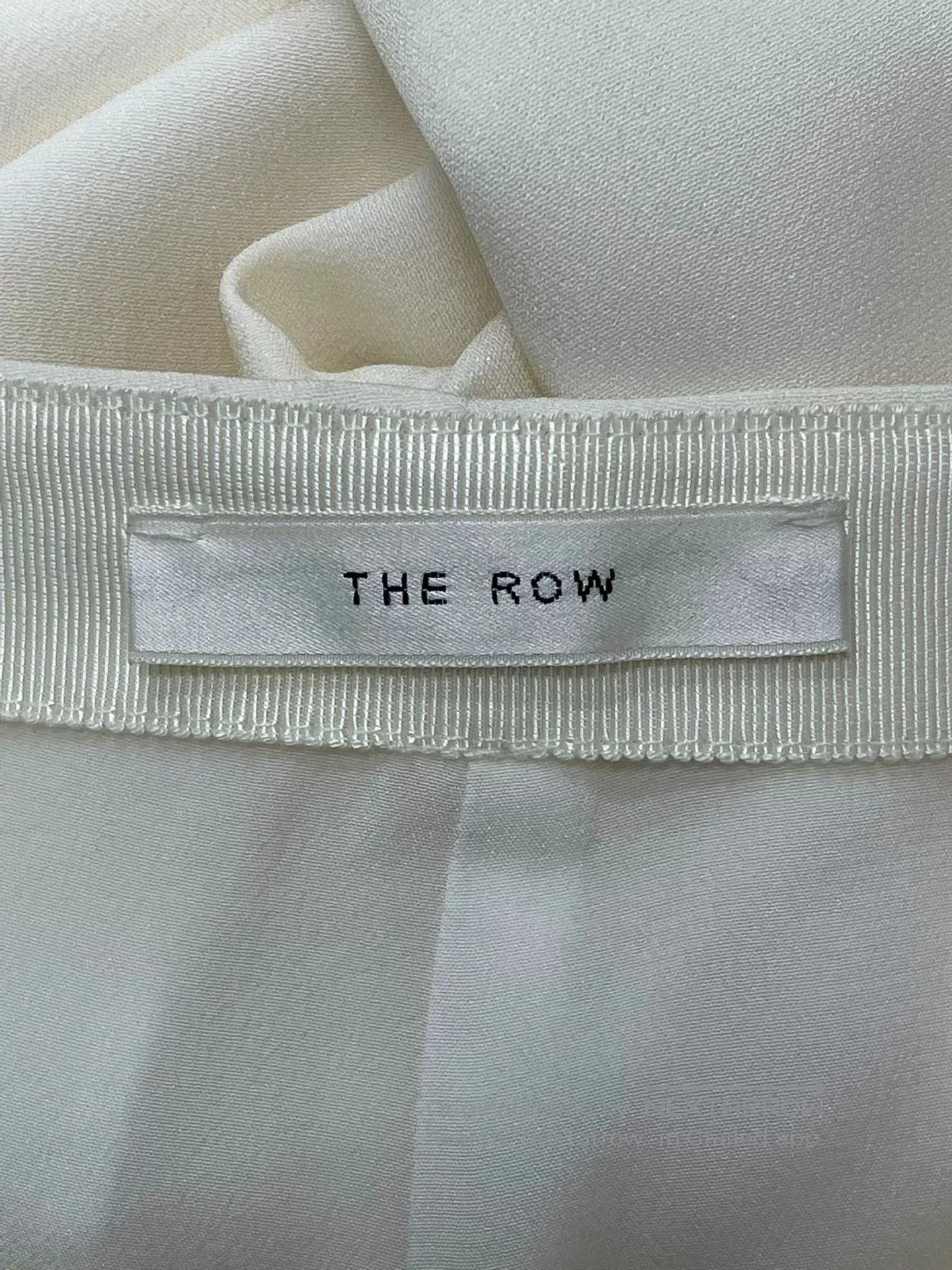 The Row The Row White Wide-Leg Trousers. Size US 26 / EU 42 - 3 Thumbnail