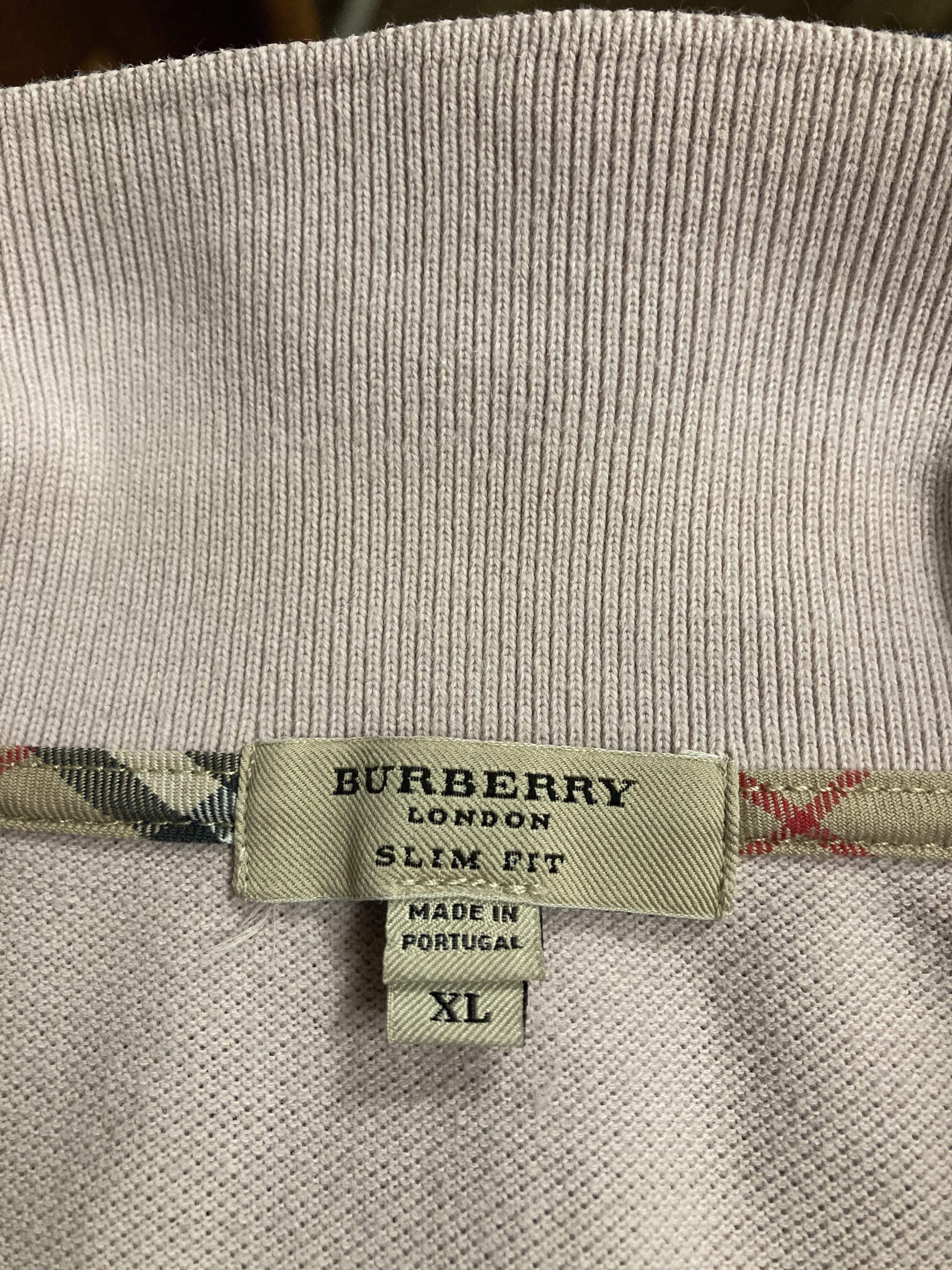 Burberry × Vintage Burberry London Hartford chalk city pink polo shirt Sz.-M Size US M / EU 48-50 / 2 - 4 Thumbnail