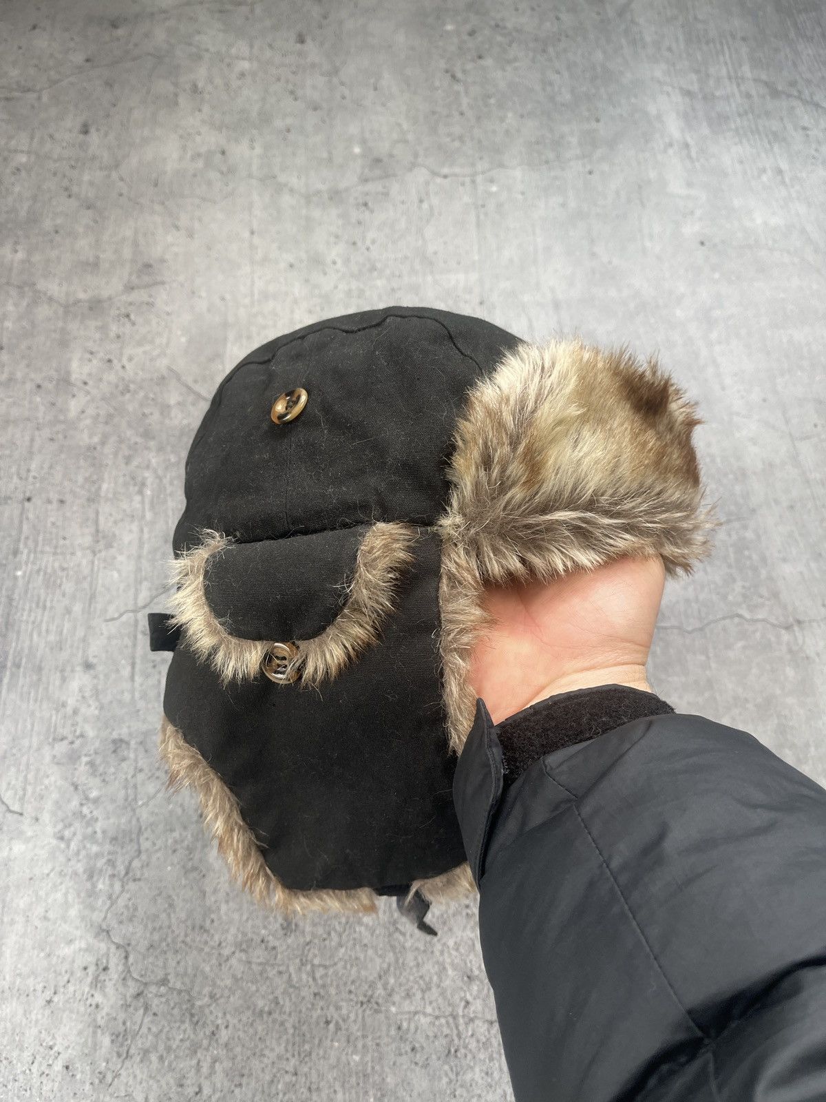 Hysteric Glamour × Japanese Brand × Vintage Amazing Faux Fur Y2K Ushanka Hat (Trapper Hat) Size ONE SIZE - 3 Thumbnail