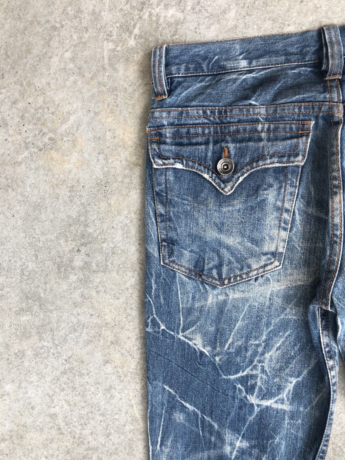 If Six Was Nine Japanese Antfui Flared Jeans Distressed Jeans Size US 31 - 12 Thumbnail