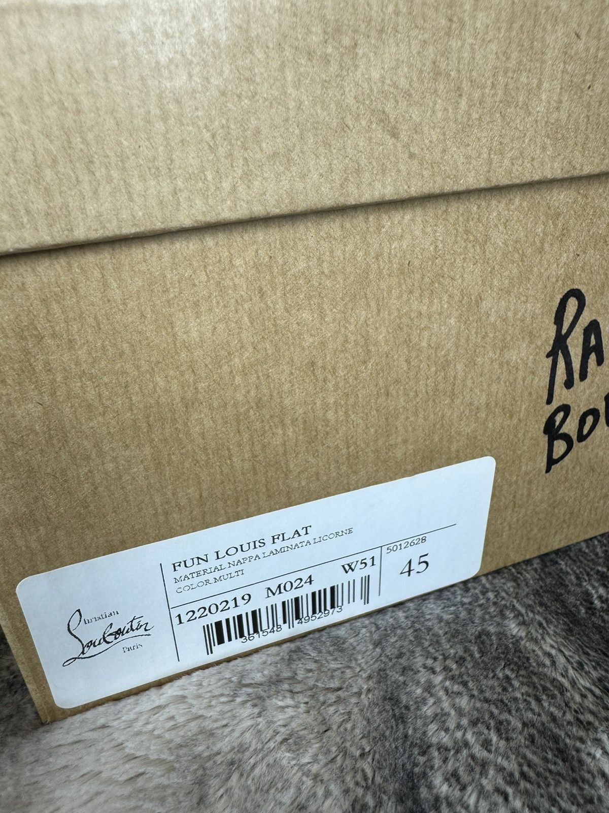 Christian Louboutin Christian Louboutin Flat Nappa Laminata Licorne Size US 12 / EU 45 - 22 Thumbnail