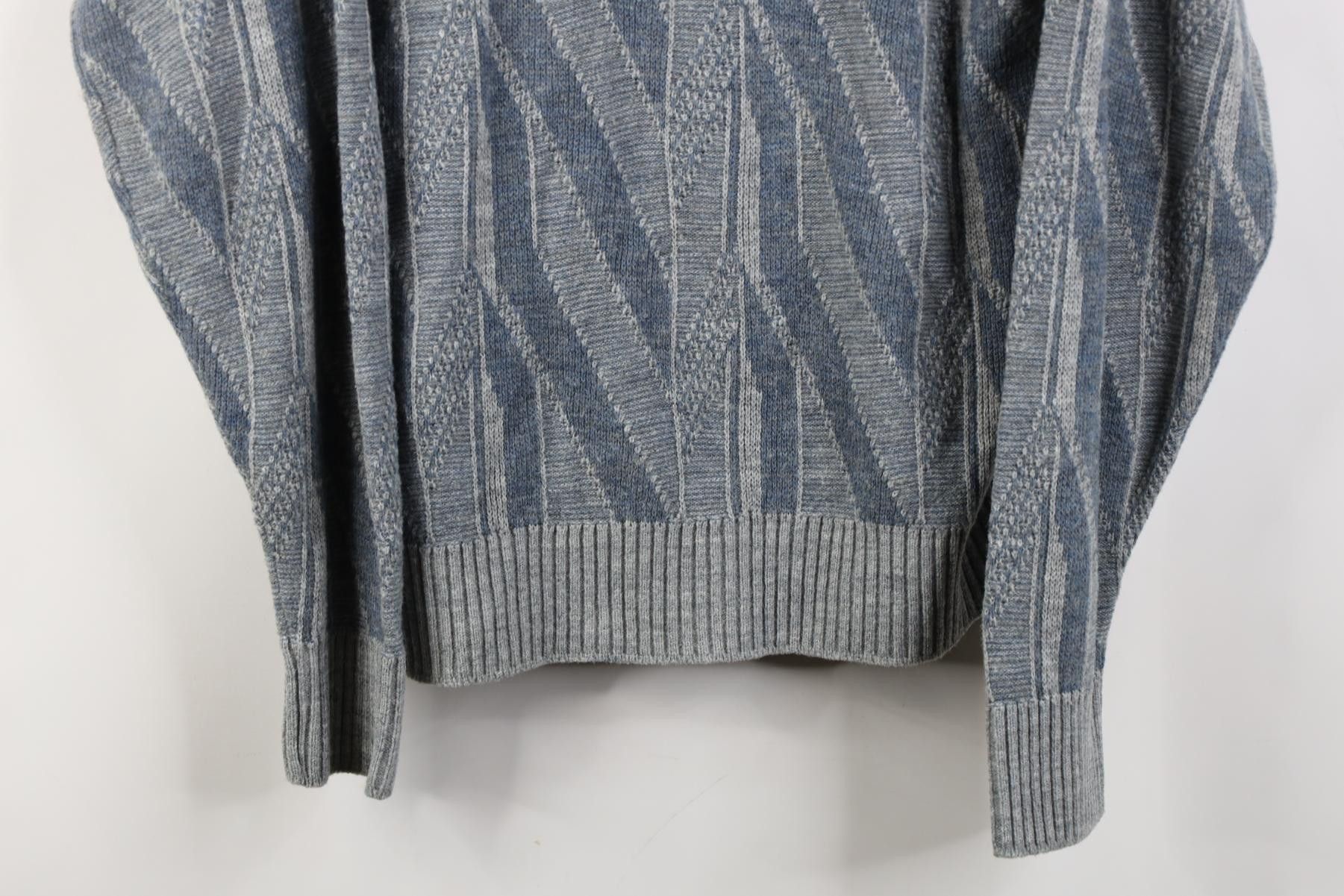 Vintage Vintage 90s Streetwear Ed Bassmaster Knit Crewneck Sweater Size US S / EU 44-46 / 1 - 3 Thumbnail
