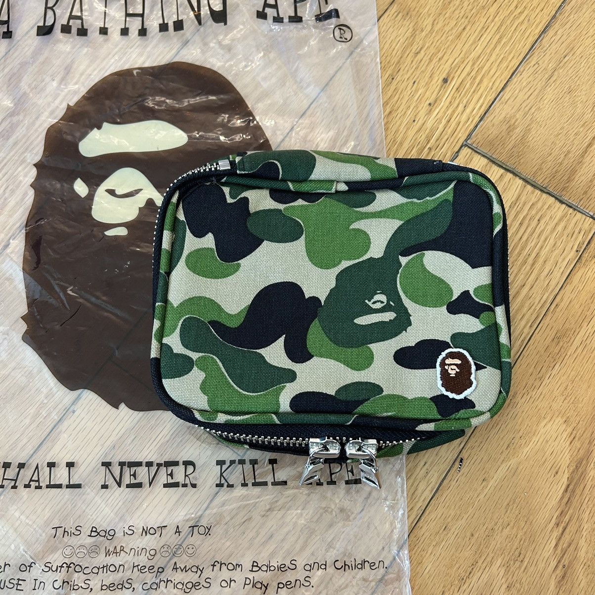 Bape Bape ABC Camo Pouch Size ONE SIZE - 1 Thumbnail