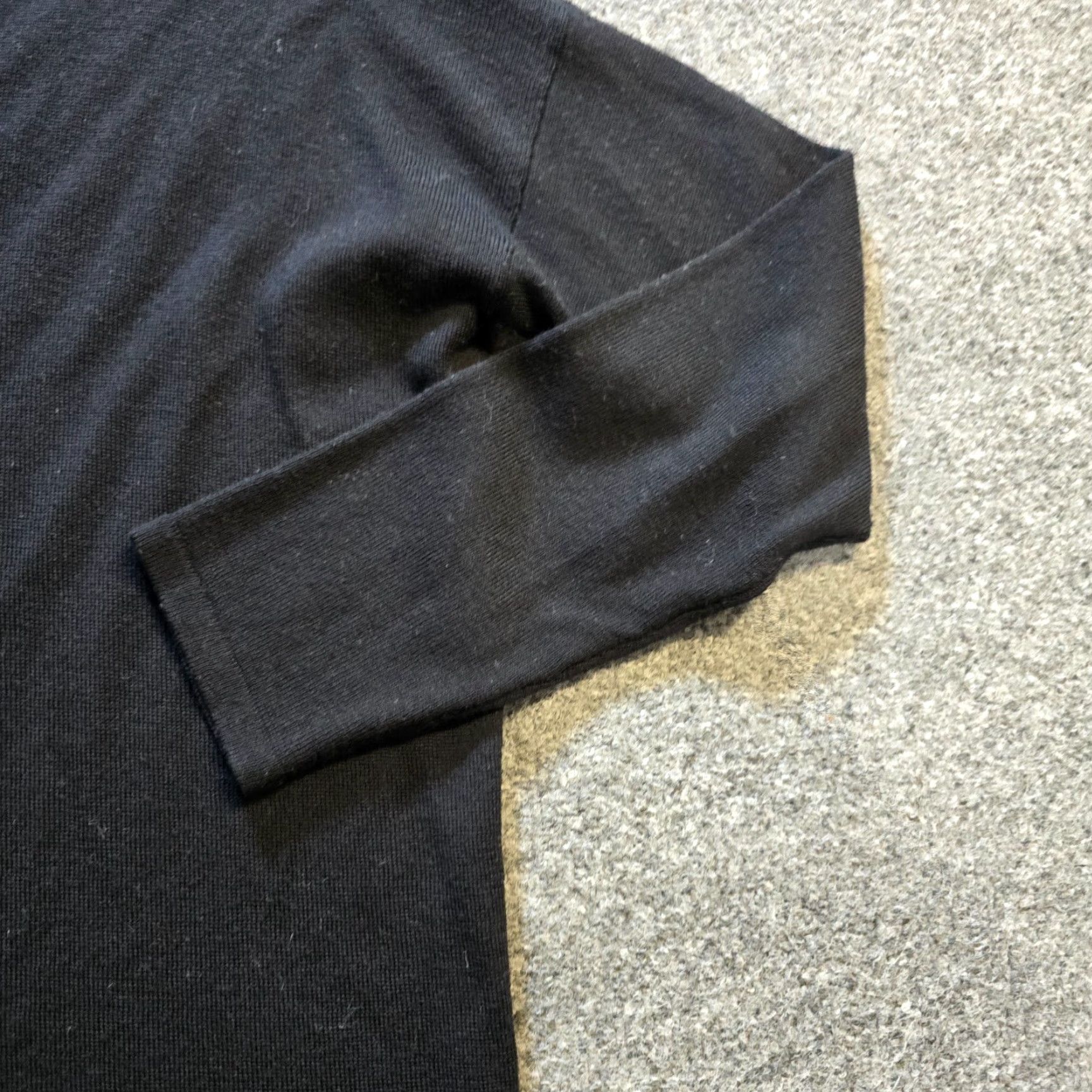 Eileen Fisher Eileen Fisher Sweater Tunic Womens XXS Black Merino Wool Knit V-Neck Casual Minimalist Shirt Size XXS / US 00 / IT 34 - 4 Thumbnail