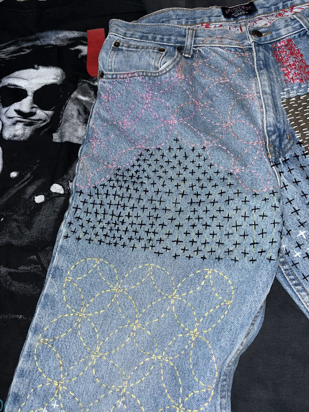 Handmade Architect Jeans Sashiko Size US 34 / EU 50 - 4 Thumbnail