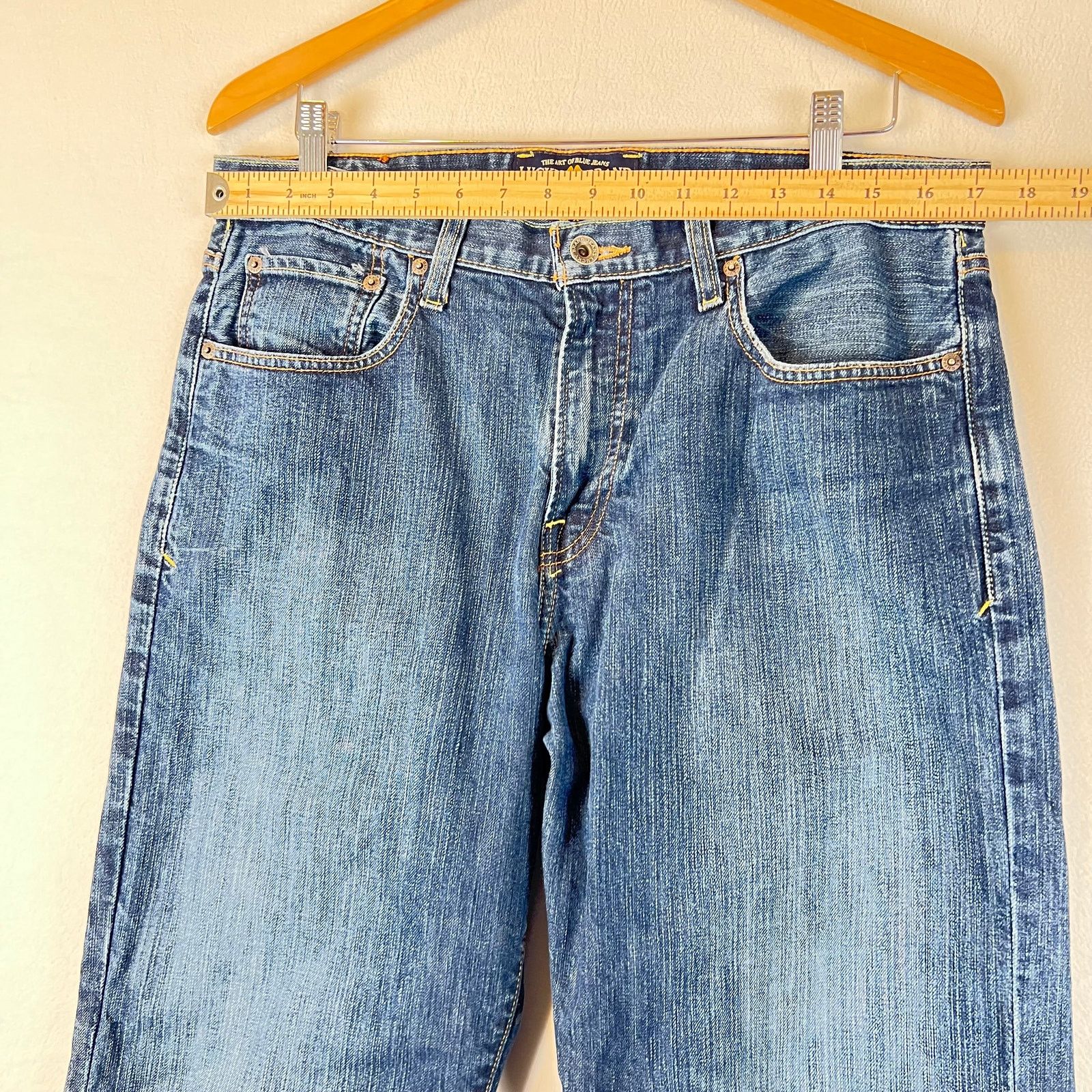 Lucky Brand Lucky Brand jeans mens 34x32 329 Classic Straight Blue Denim Size US 34 / EU 50 - 9 Thumbnail