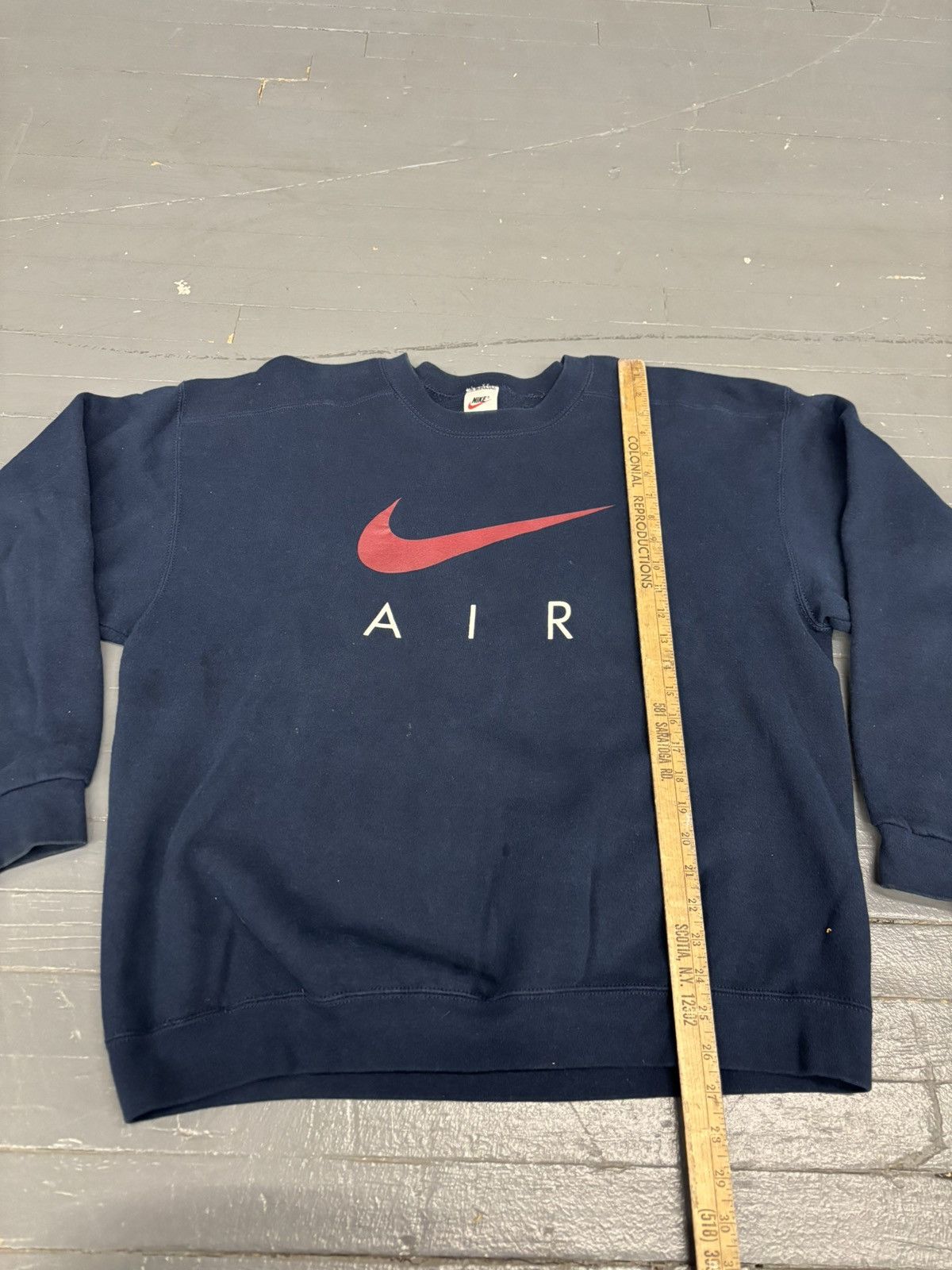 Nike × Vintage Vintage 90s Nike air crewneck Size US L / EU 52-54 / 3 - 5 Thumbnail