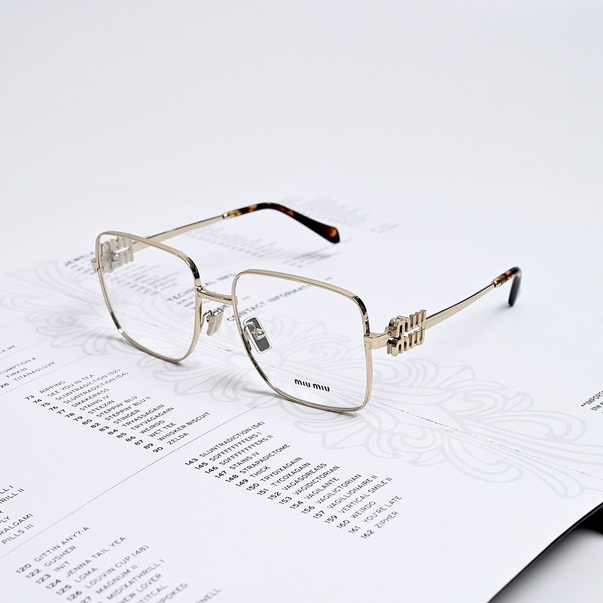 Miu Miu MIU MIU 0MU 51XV GLASSES Size ONE SIZE - 1 Thumbnail