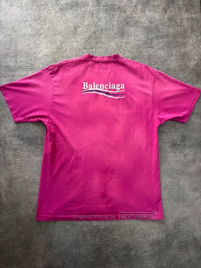 Balenciaga Balenciaga Embroidered Wave Short Sleeve Size US S / EU 44-46 / 1 - 2 Thumbnail
