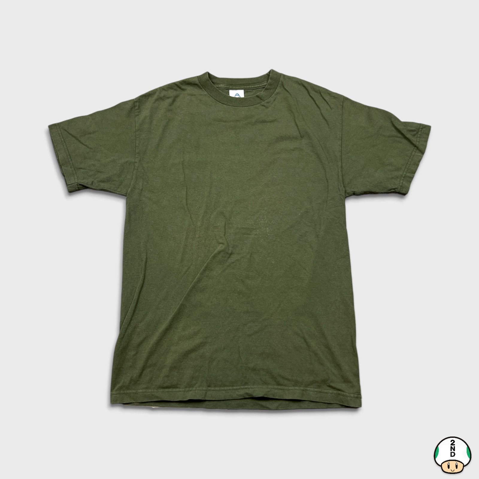 Vintage Vintage Y2K Blank T Shirt Medium Faded Short Sleeve Tee Size US M / EU 48-50 / 2 - 1 Thumbnail