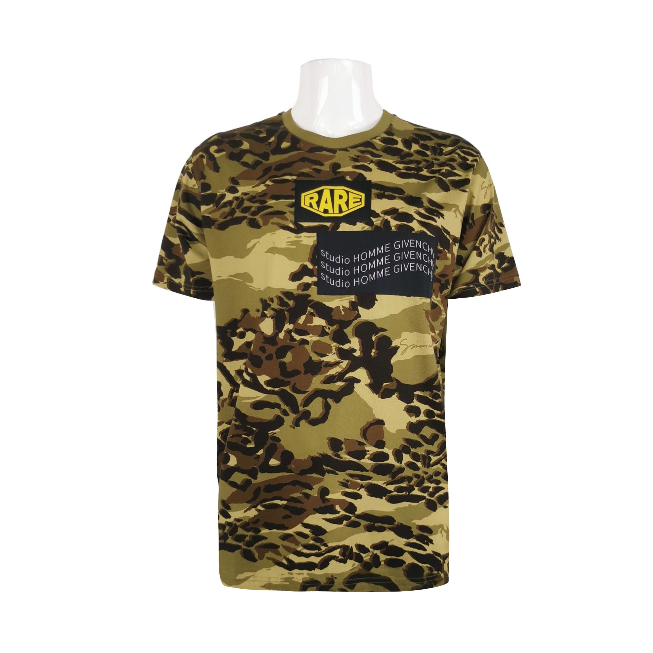 Givenchy Givenchy Men's Camo Print Cotton T-Shirt M Size US M / EU 48-50 / 2 - 1 Thumbnail