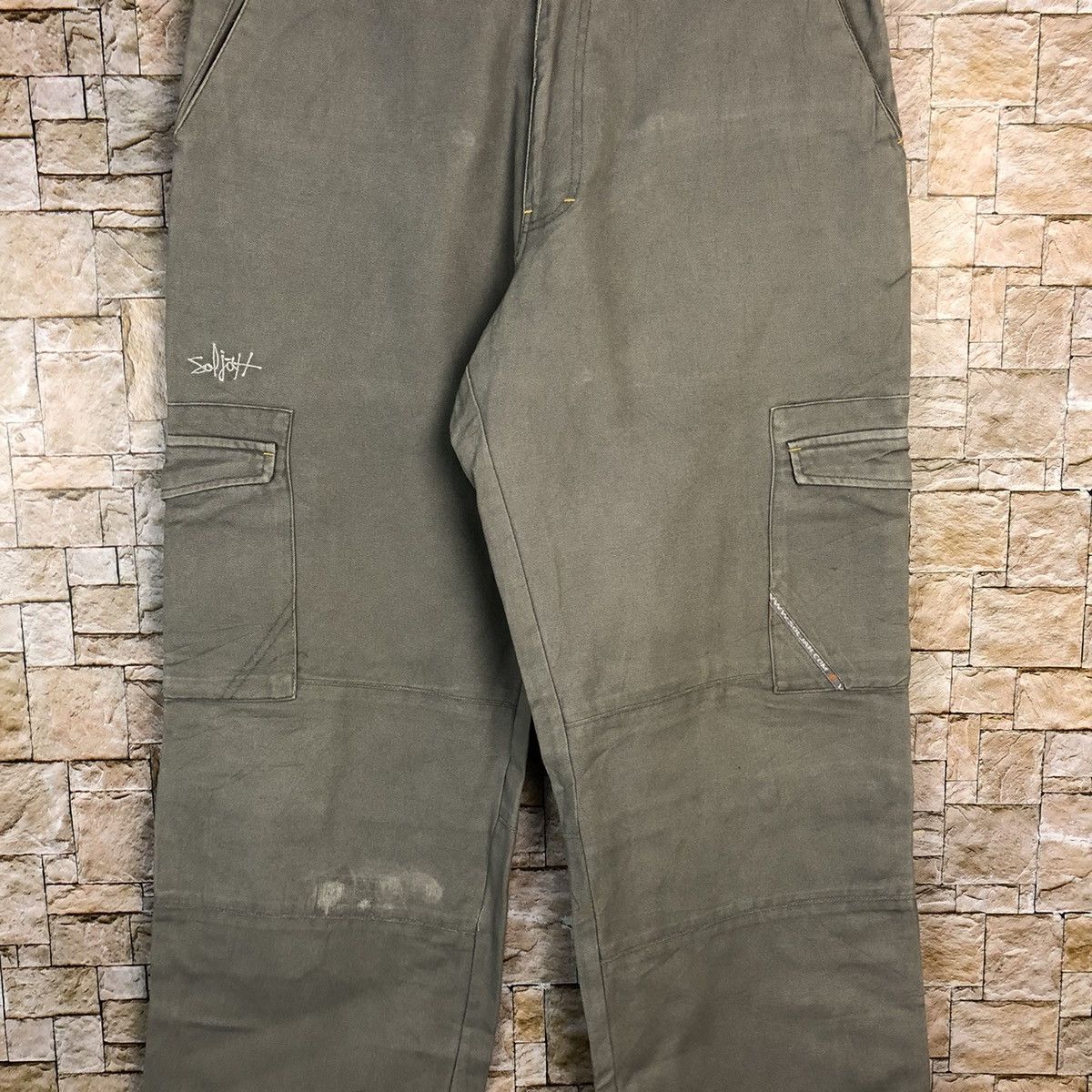 Japanese Brand Soljan Grey tactical utility Cargo Multipocket Pants #A357 Size US 32 / EU 48 - 6 Thumbnail