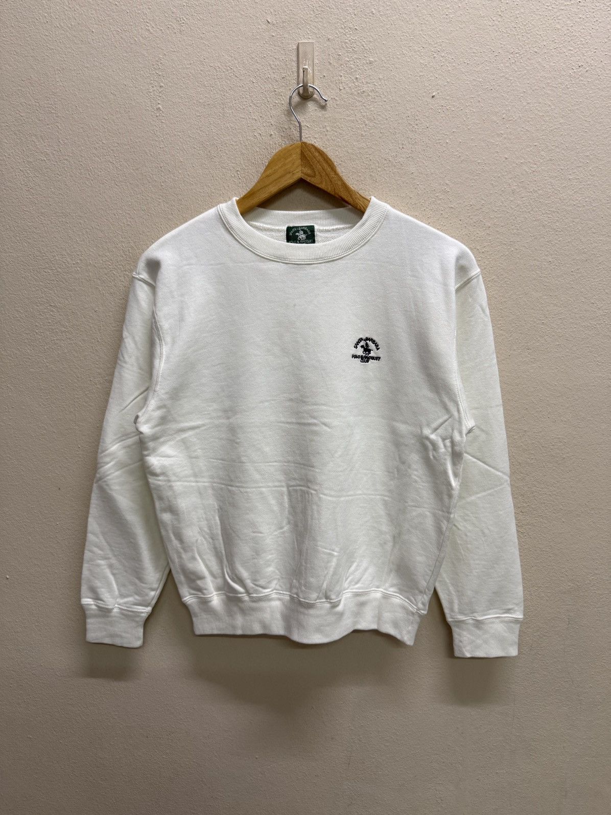 Vintage Santa Barbara Polo&Racquet Club Cropped Sweatshirt Smalllogo Size S / US 4 / IT 40 - 3 Thumbnail