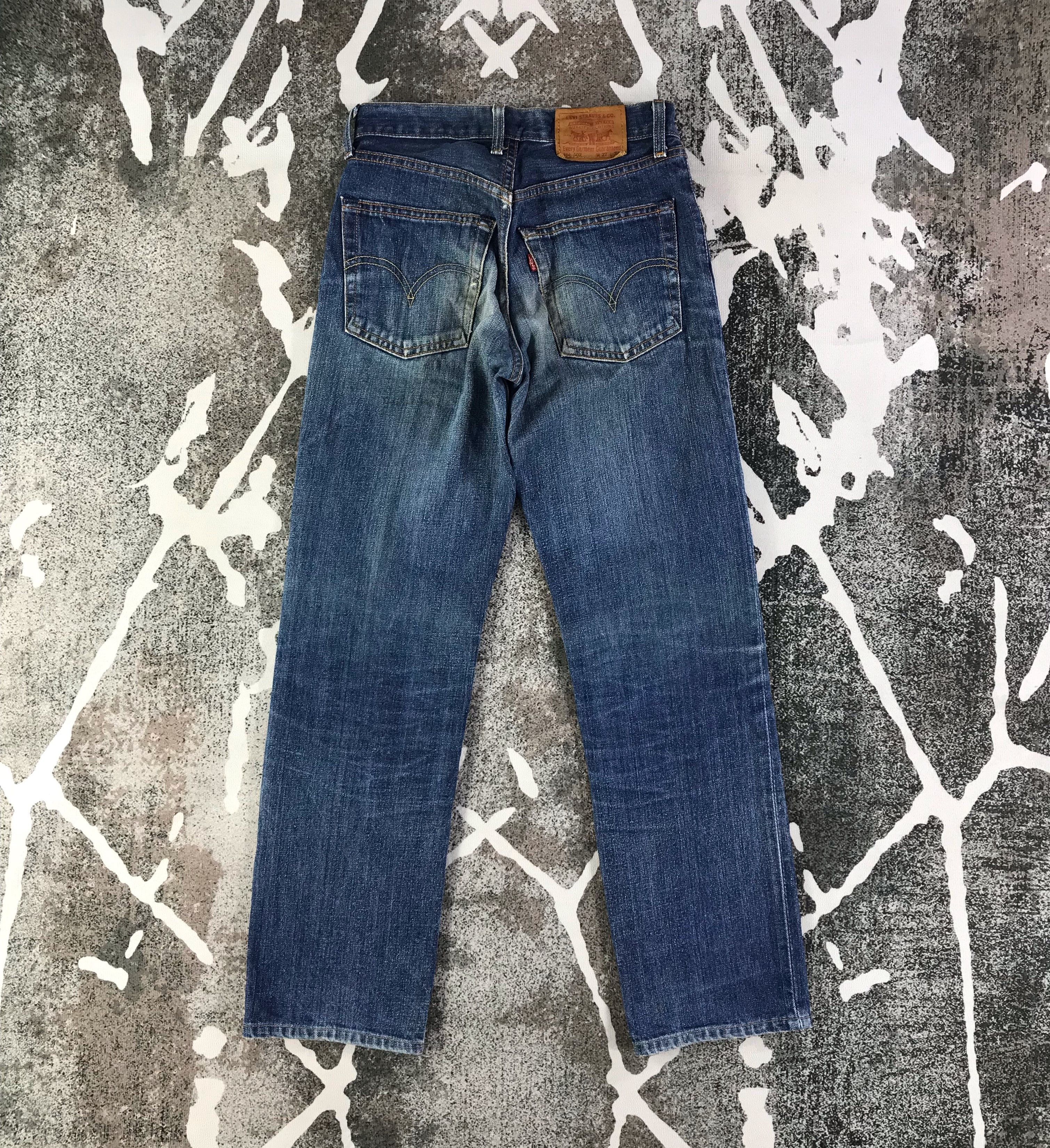 Levi's Vintage Levis 502 Jeans Blue Wash Denim KJ1524 Size 26" / US 2 / IT 38 - 2 Thumbnail
