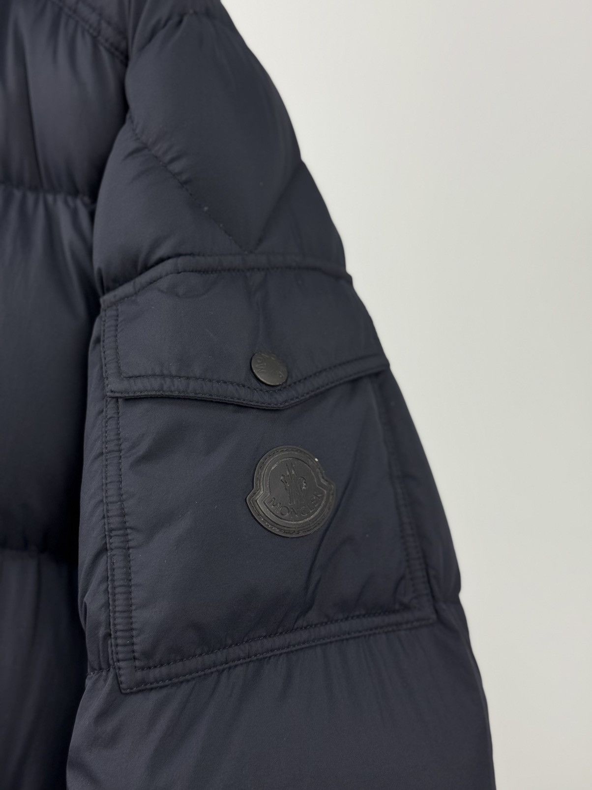 Moncler Moncler Puffer Jacket Nylon Maures Large Logo print moncler Size US L / EU 52-54 / 3 - 8 Thumbnail