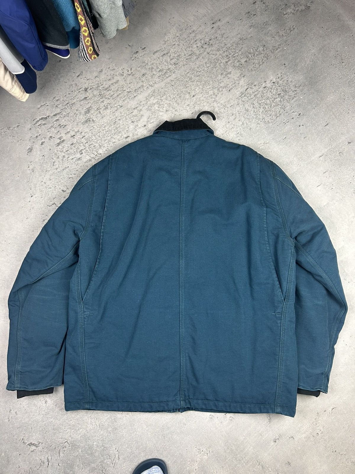 Carhartt × Vintage Rare 90sFaded Turquoise Arctic Carhartt Paded Jacket (XL) Size US XL / EU 56 / 4 - 9 Thumbnail