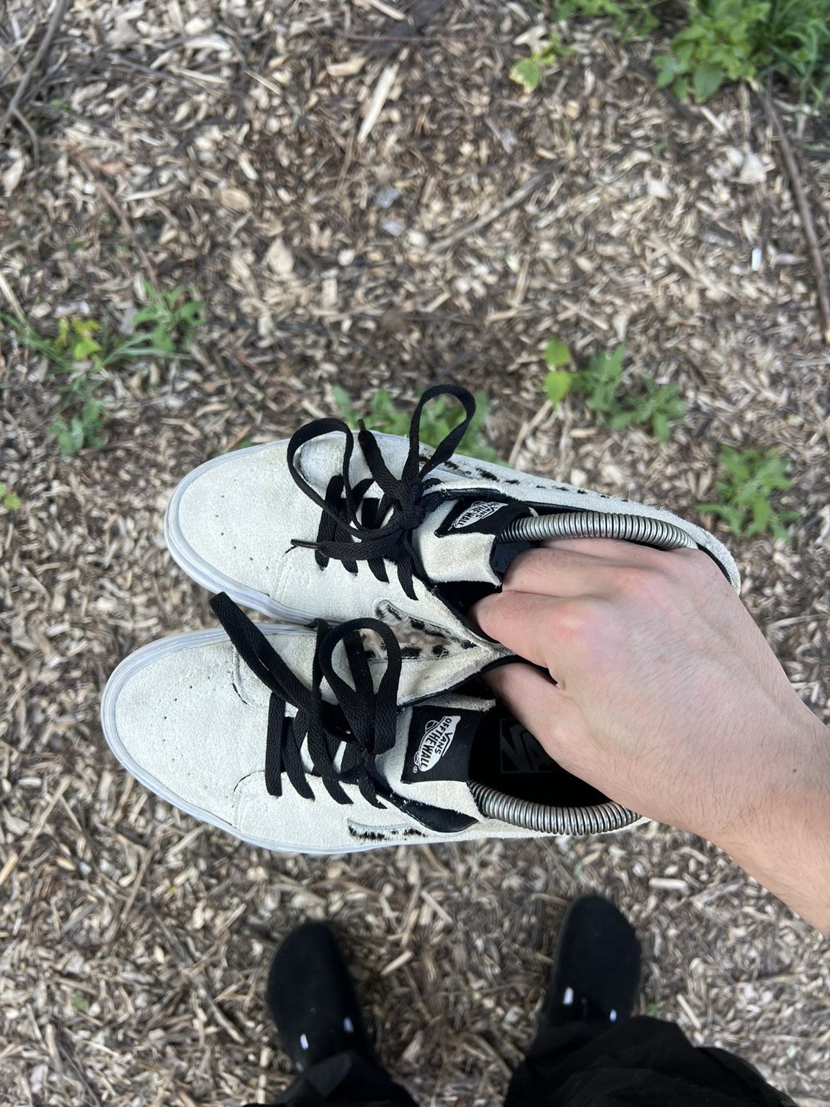 Vans VINTAGE VANS SK8 LOW SOFT MARSHMALLOW DALMATIAN DESIGNER Y2K Size US 7 / EU 40 - 2 Thumbnail