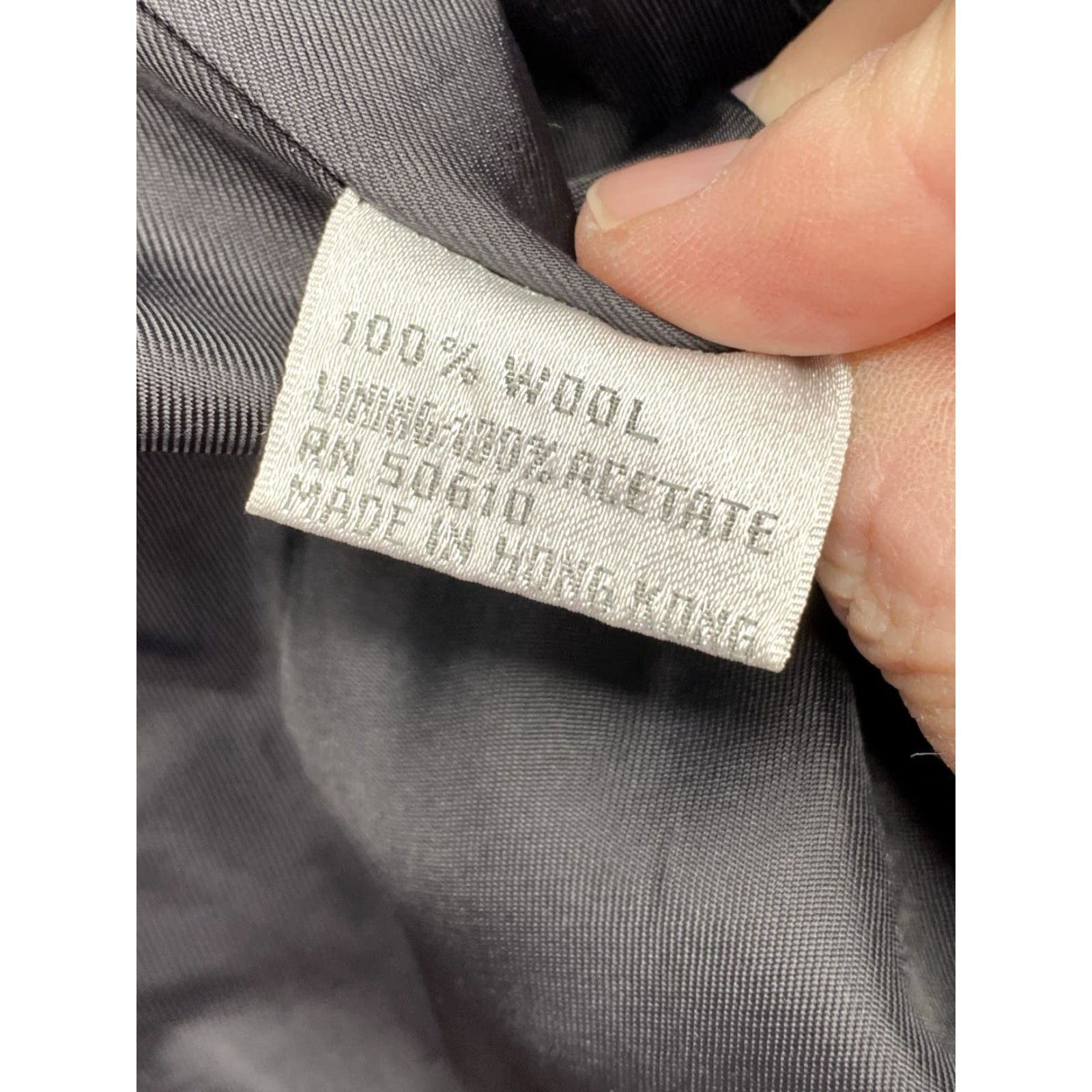 Vintage VINTAGE Nolan Miller Blazer Women 10 Black Embroidered Shoulder Lined Wool 100% Wool Notch Lapel Single-Breasted 80s Fashion Womens Size L / US 10 / IT 46 - 5 Thumbnail