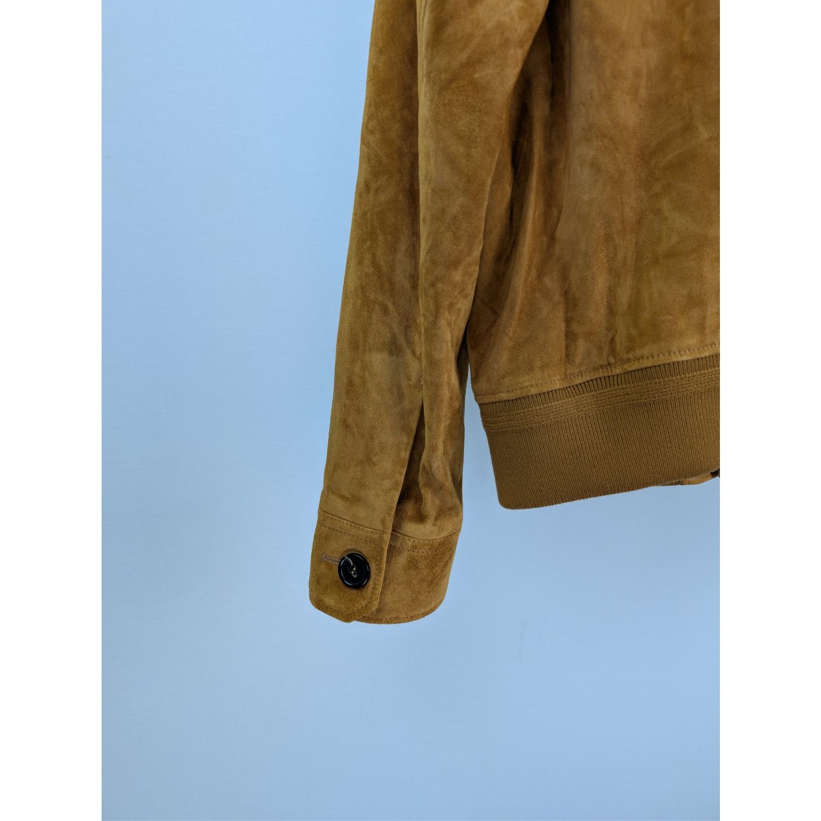 Loro Piana o1rshd1 Suede Jacket Suede Button Jacket in Cognac 52 Size US L / EU 52-54 / 3 - 13 Thumbnail