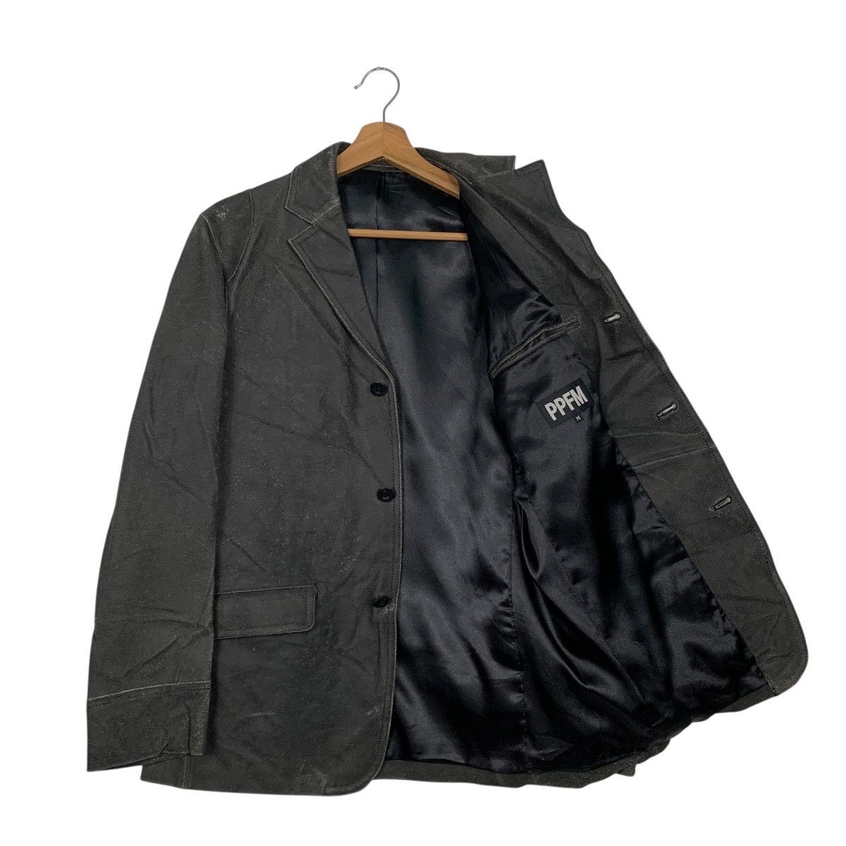 PPFM PPFM Casual Leather Jacket Size US M / EU 48-50 / 2 - 9 Thumbnail