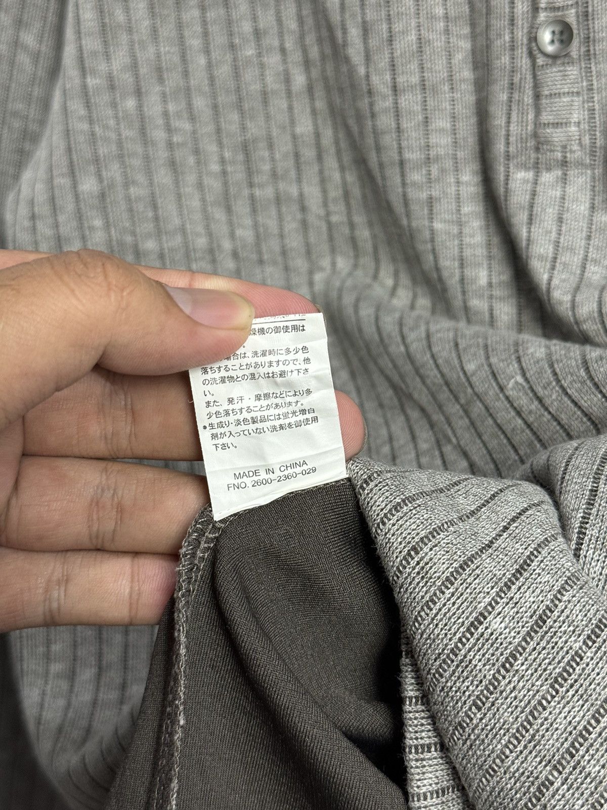 Hysteric Glamour × If Six Was Nine × Japanese Brand Louis Chavlon Thermal Japanese Long Sleeve Double Collar Size US L / EU 52-54 / 3 - 5 Thumbnail
