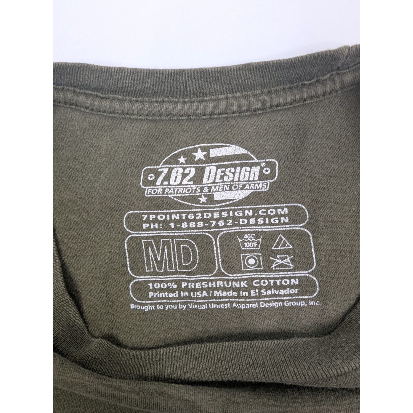 Vintage US Navy Seabees T-Shirt Military Green Shirt 7.62 Design Size M Mens Size US M / EU 48-50 / 2 - 7 Thumbnail