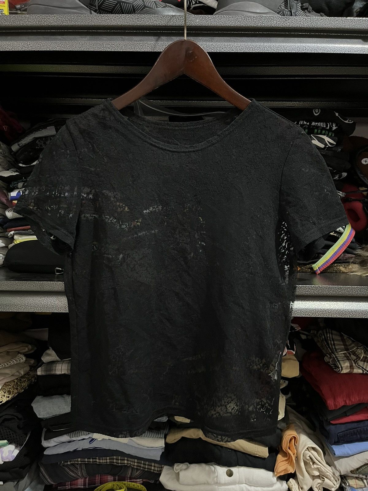If Six Was Nine × Japanese Brand × Le Grande Bleu (L.G.B.) Hiroko bis mesh tee ifsixwasnine lgb styled Size S / US 4 / IT 40 - 1 Thumbnail