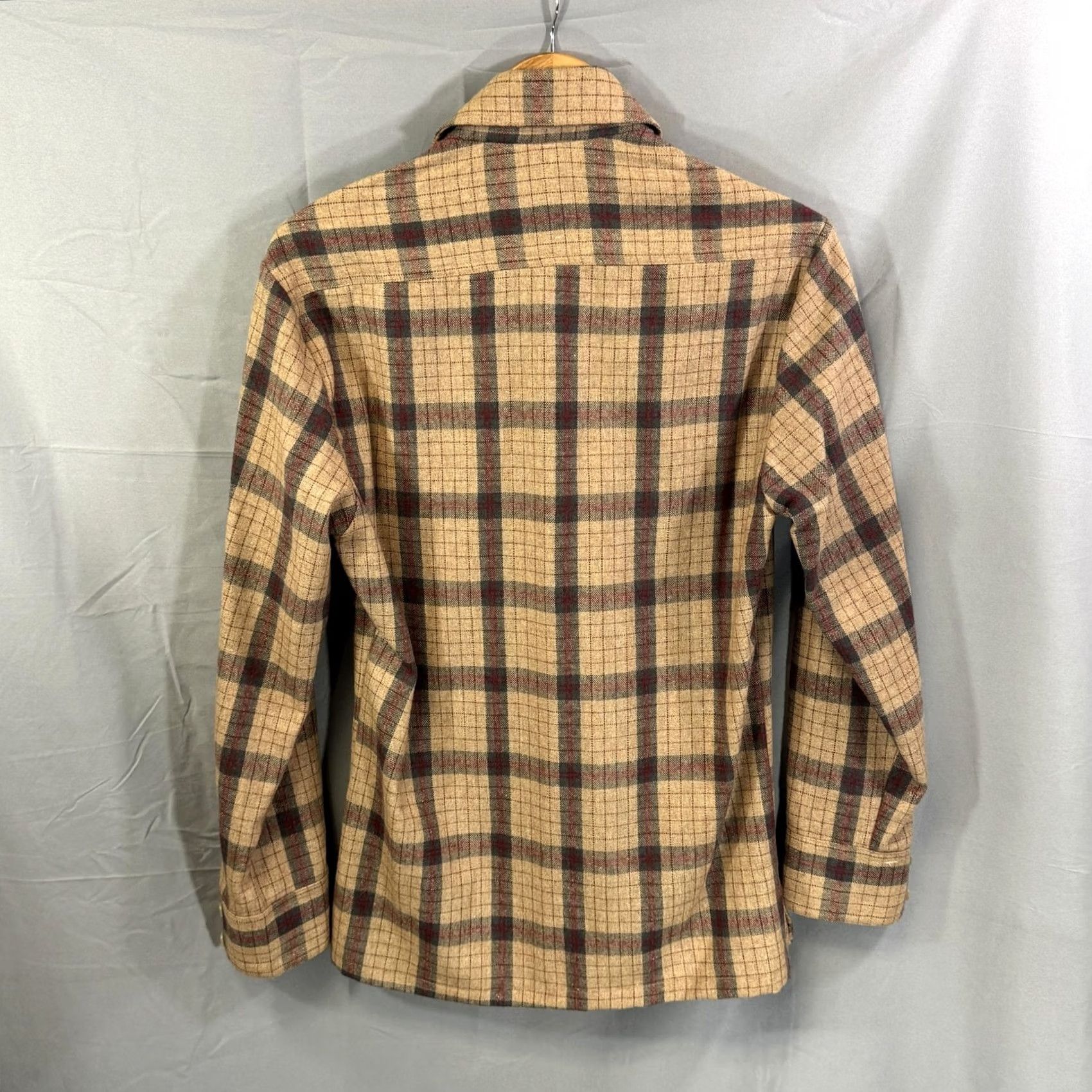 Vintage VINTAGE Kennington Shirt Mens Medium Plaid Wool Blend Button Up Western 70s Size US M / EU 48-50 / 2 - 2 Thumbnail