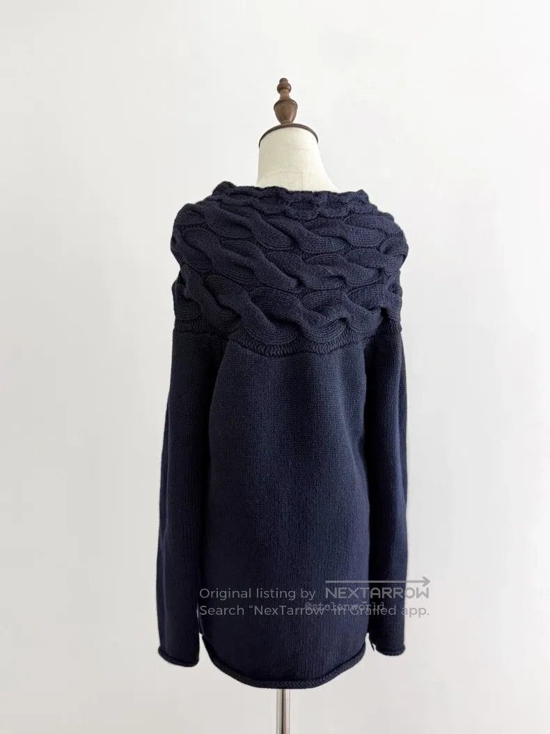 Comme des Garcons Comme des Garcons one-size-fits-all Herringbone Knit Wool T Size XS / US 0-2 / IT 36-38 - 2 Thumbnail