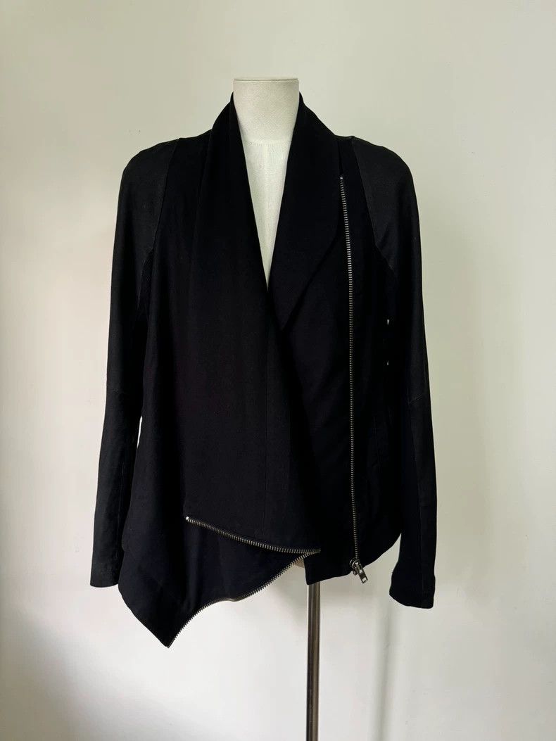 Helmut Lang HELMUT LANG Rule-breaking sheepskin jacket with front open Size S / US 4 / IT 40 - 1 Thumbnail