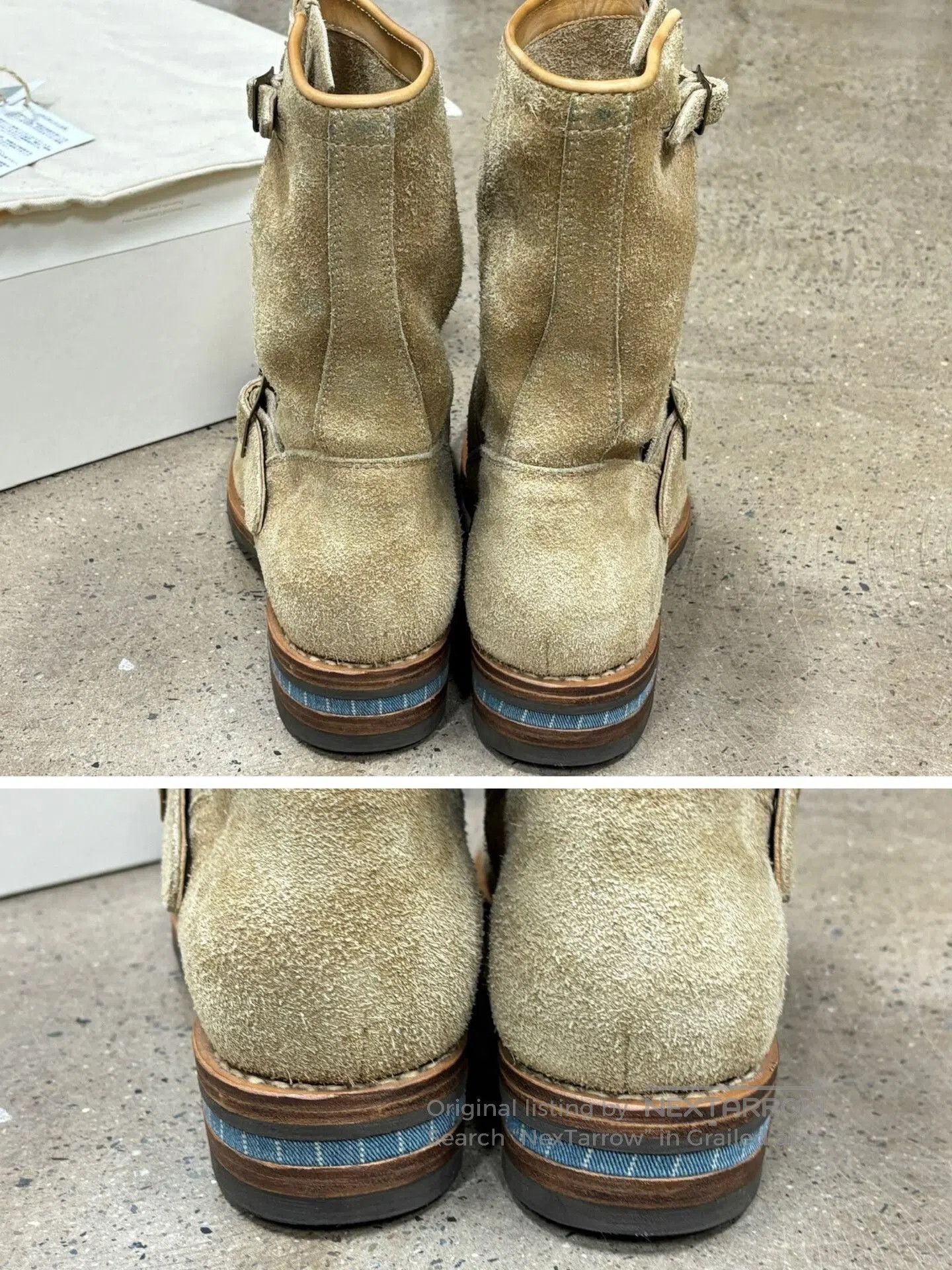Visvim Visvim T.W.O. Beige Engineer Boots. Size US 10 / EU 43 - 6 Thumbnail