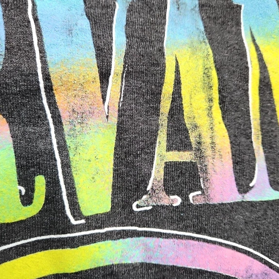 Vintage Nirvana Sweatshirt Women Small Dark Gray Pullover Graphic Print Crew Neck Pullover Casual Activewear Size S / US 4 / IT 40 - 3 Thumbnail