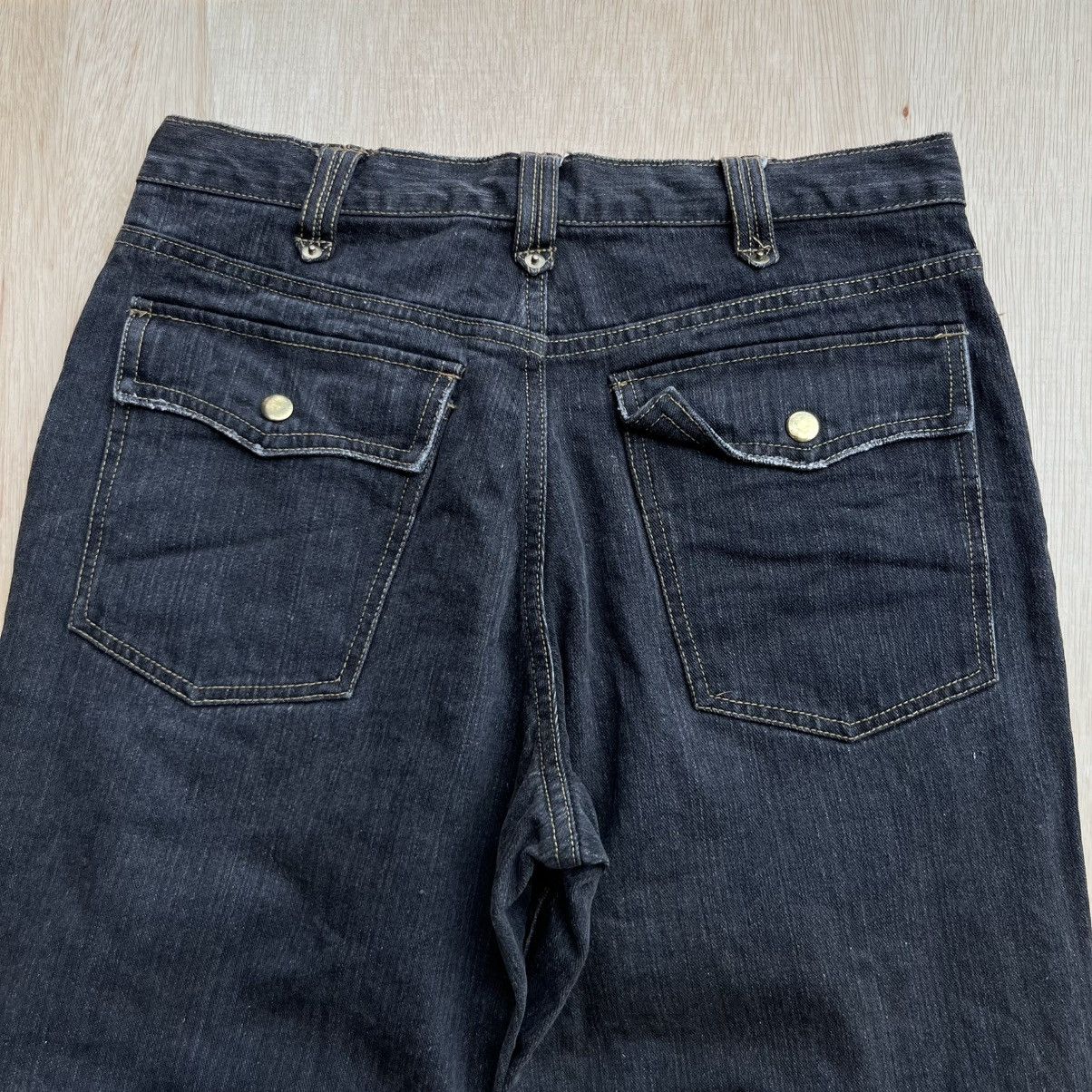 If Six Was Nine EXHBITIONIST DISTRESSED DENIM BLACK WASHED ARCHIVAL CLOTHING Size US 30 / EU 46 - 5 Thumbnail