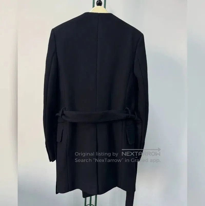 Balmain Balmain Men's Black Mid-Length Coat for Spring/Fall . Size US M / EU 48-50 / 2 - 2 Thumbnail