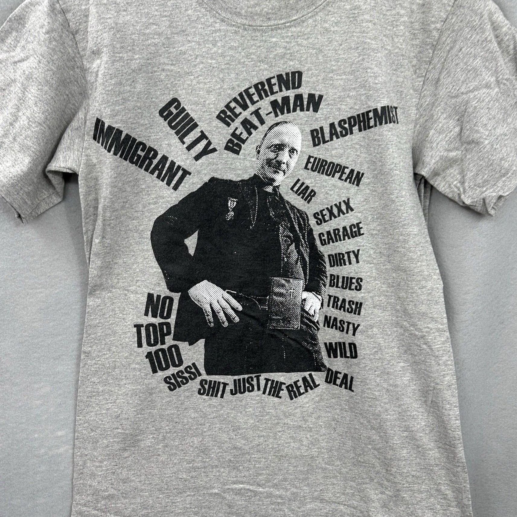 Gildan VINTAGE Reverend Beat Man Band T-Shirt Men S 90s Rock Gray Gildan Short Sleeve Size US S / EU 44-46 / 1 - 3 Thumbnail
